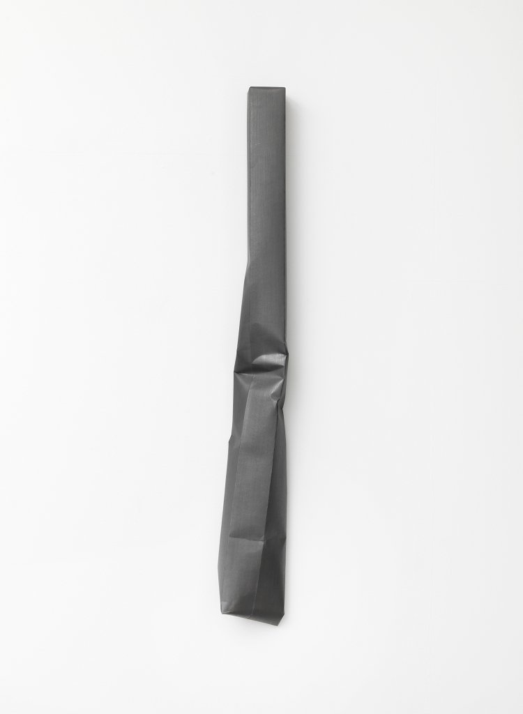 Diogo Pimentão, Aligned Unannouced, 2025, Paper and graphite, 167 x 14 x 12cm.jpg