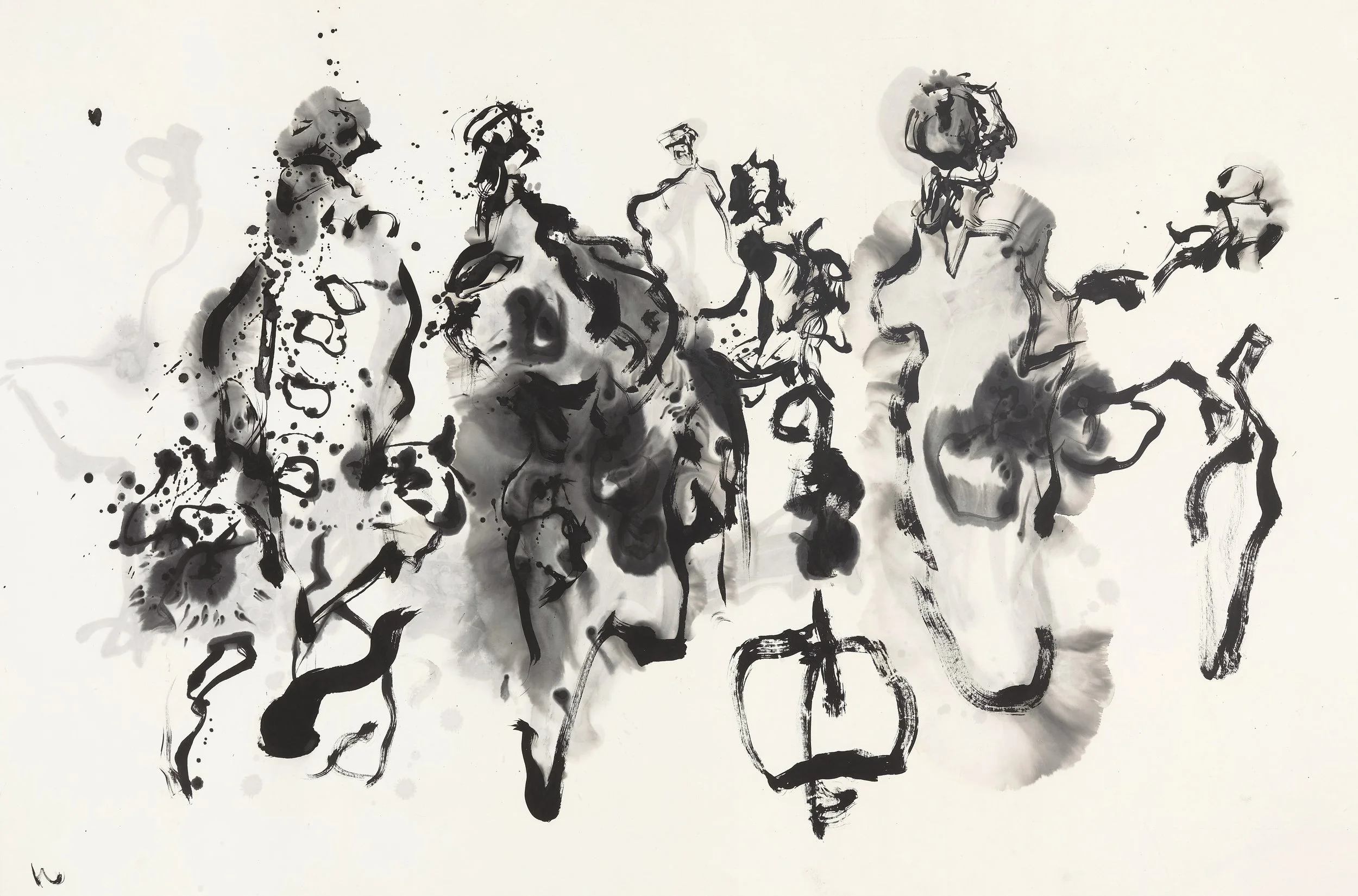 Whitney McVeigh, Creatures of Another World, 2023, Ink on xuan paper, 125 x 190 cm artlogic header.JPG