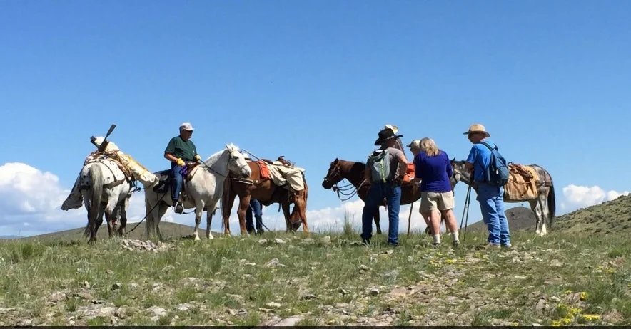 Dan Downey, Provided Horseback riders are pictured on a trail near the new land purchased Wednesday by the Beaverhead Trials Coalition to expand the network of trails in the foothills west od Dillon. A celebration begins at 3 p.m., Saturday at the Ten Mile Road trailhead and will continue at the Beaverhead Brewing with music provided. 