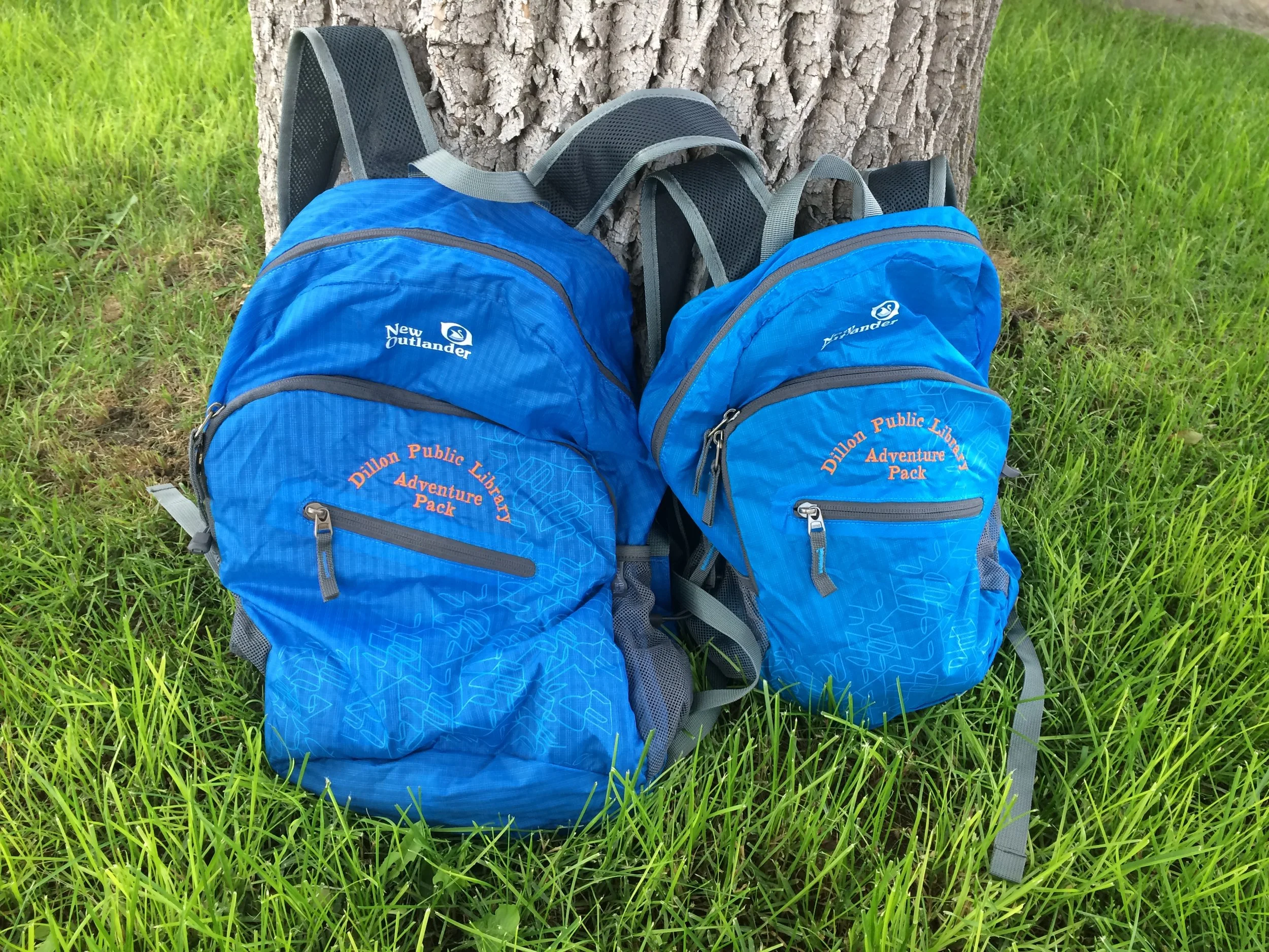 Dillon's library has hiking backpacks!!!