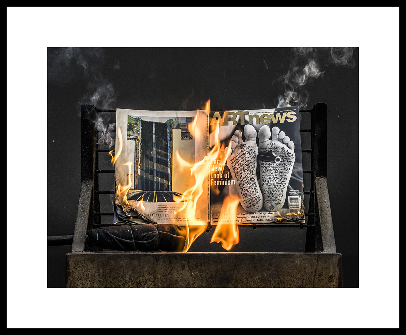 AN Dec 2001 #0844F, 2019 Archival ink jet print on Epson exhibition fiber paper, framed Image: 18x24in, Paper: 24x30in, Frame: 25x31in, Edition of 5 with 2AP