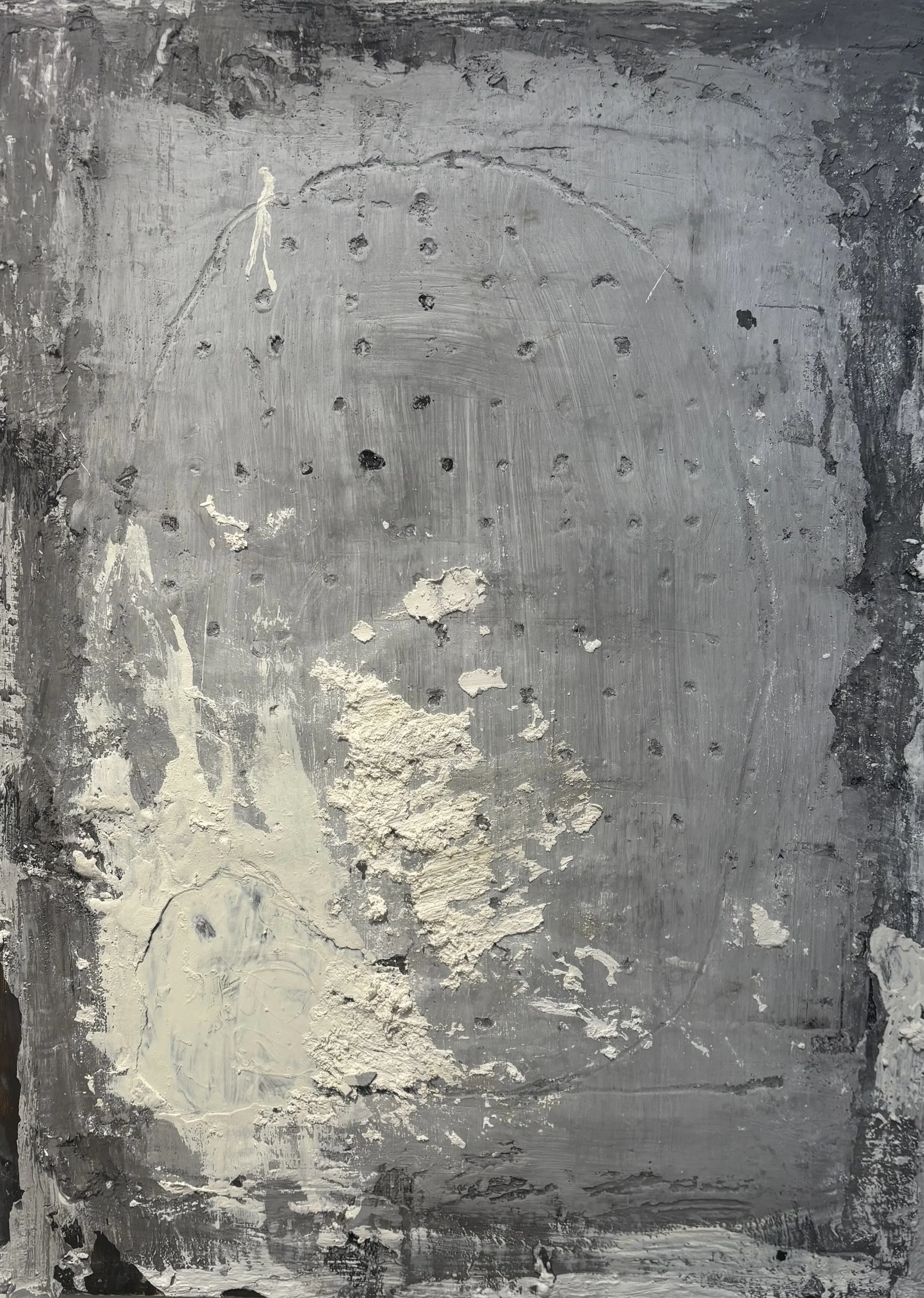 UNTITLED (THIMBLE), 2002 Mixed media on wood | 23.5 “x 18” x 2.5”