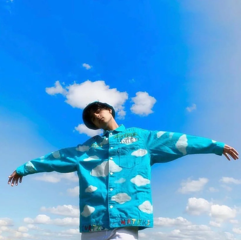 Omg!!!! I made this custom denim jacket for @tiktok sensation @imcurtiswaters 😍  I am sooooo happy it got to him, it looks so hot on him!! 

Curtis is such a huge inspiration, he ooozes confidence, happiness and most of all he is humble 🙏🏼 Stream 