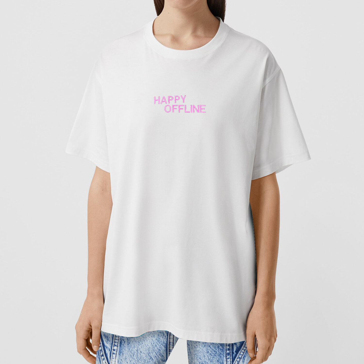 Happy Offline white tee pink text2.jpg