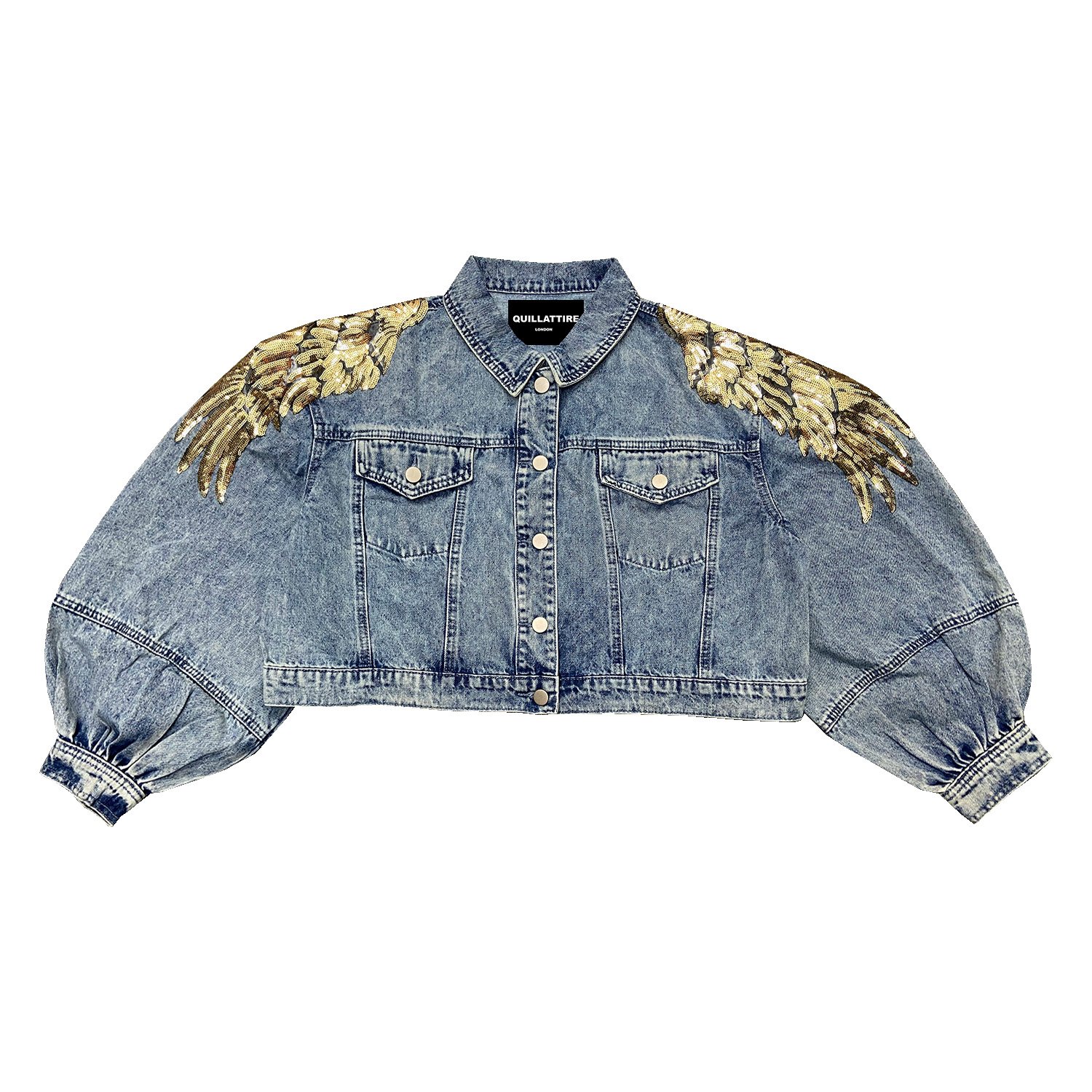 Dover Denim Jacket Embellished Indigo | Favor The Kind – Favor the Kind