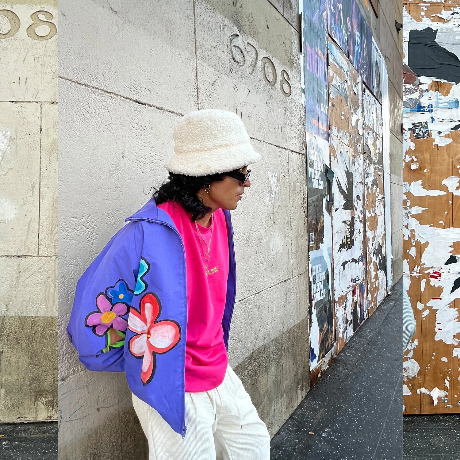 purple floral jacket on model2.jpg
