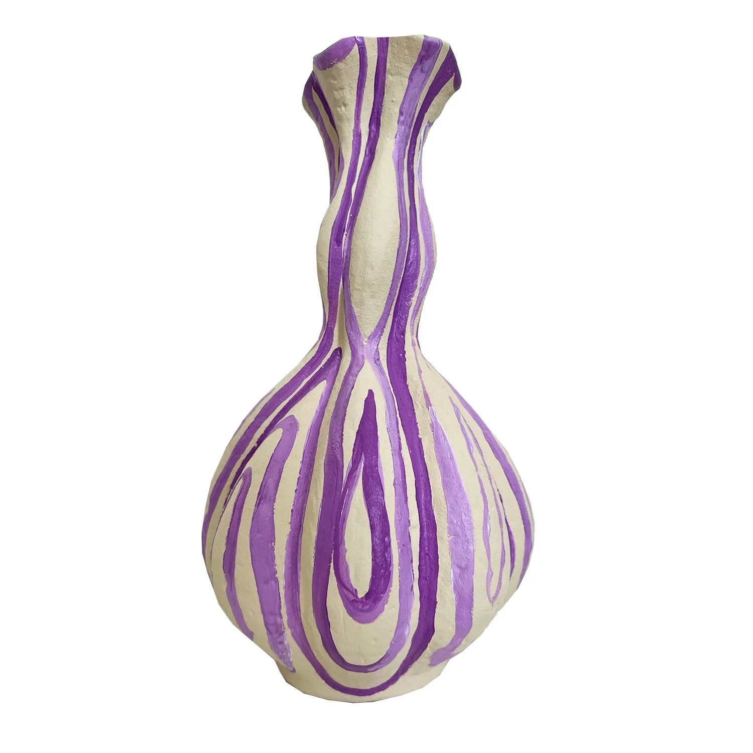 Swirly cream lilac vase 2.jpg