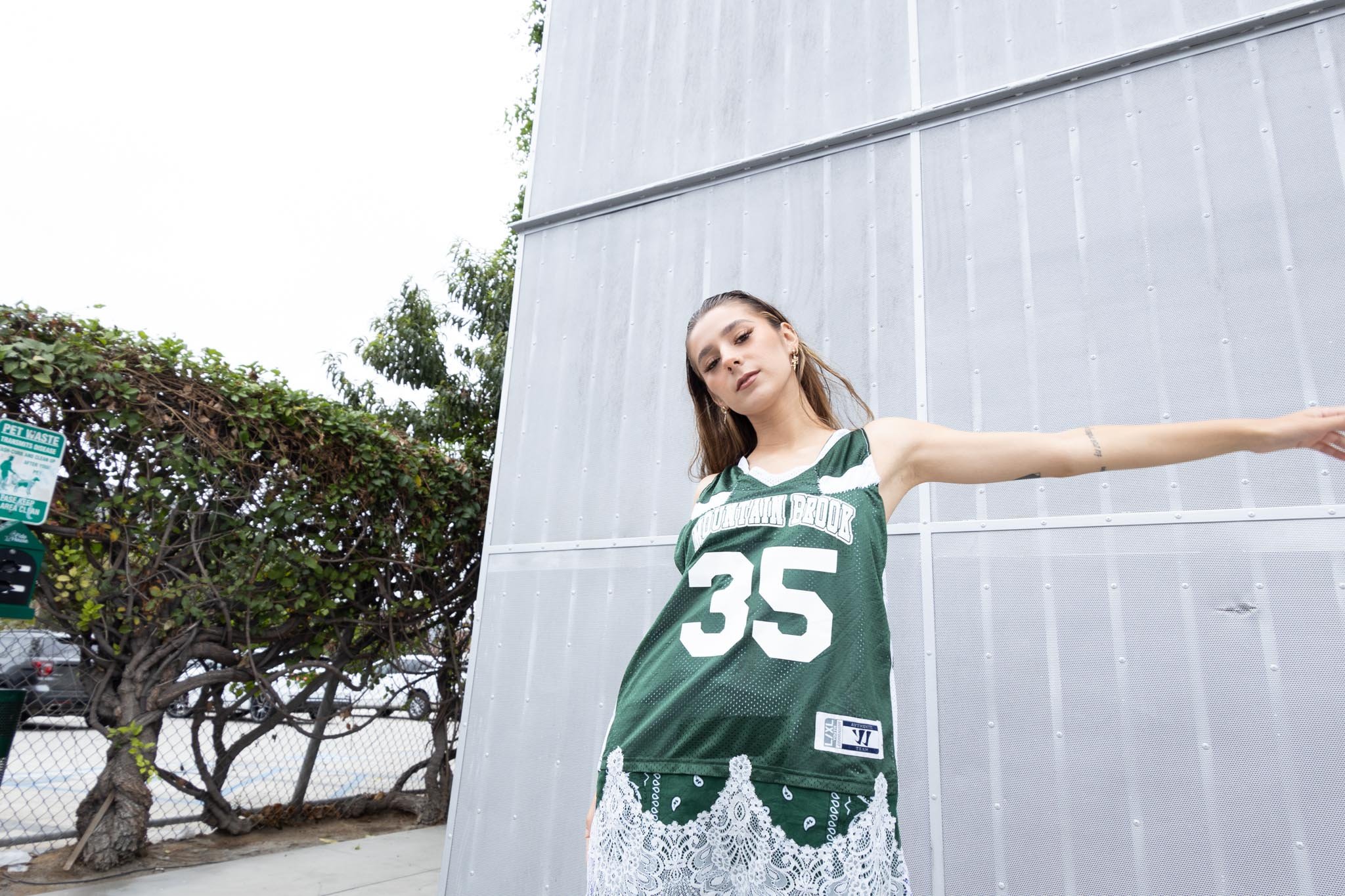 Green Lace sports Dress