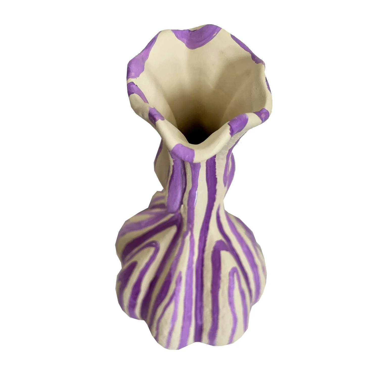 Swirly cream lilac vase 4.jpg