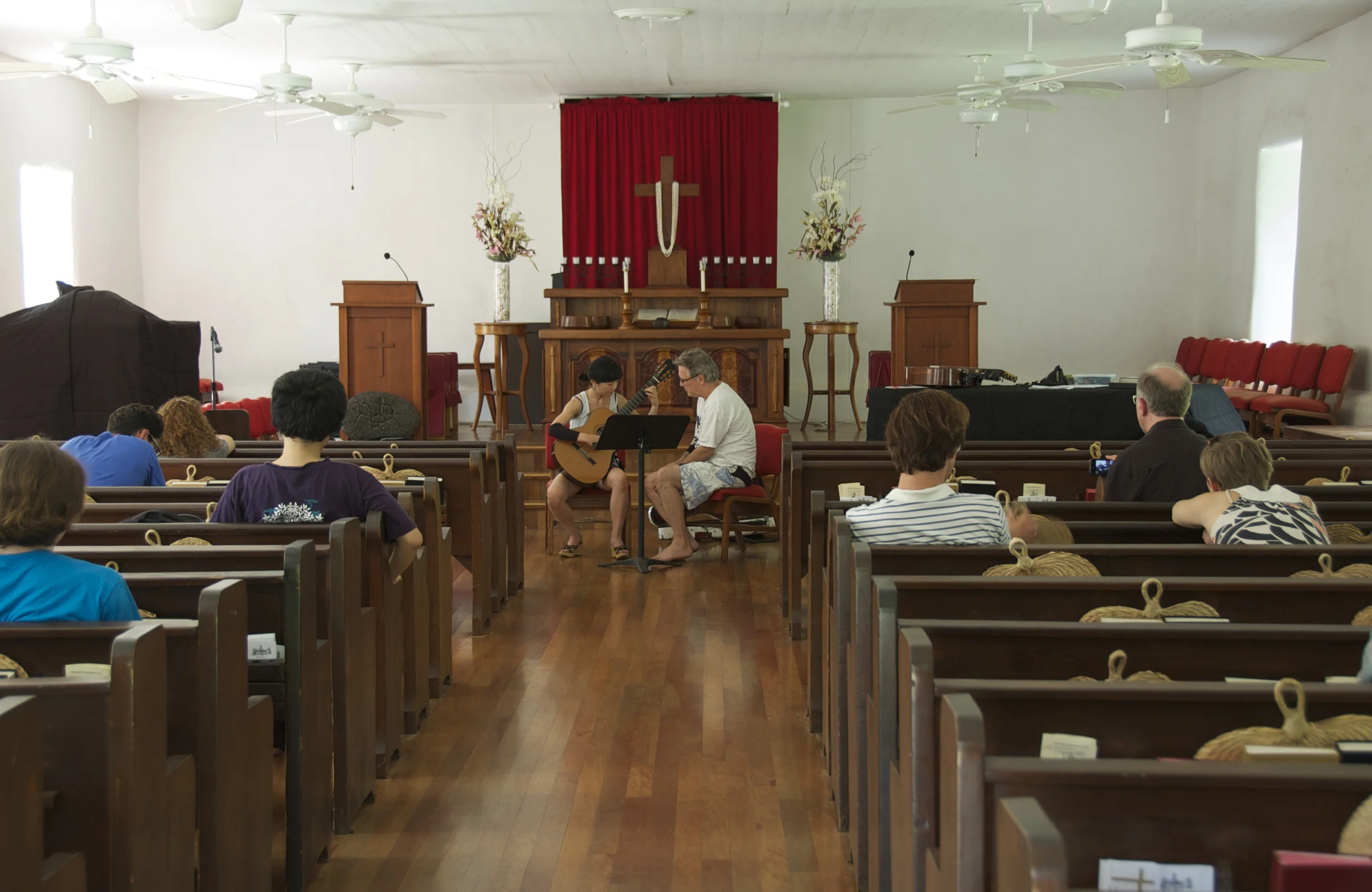 Ben teaching Eri Kumazaki (2013)