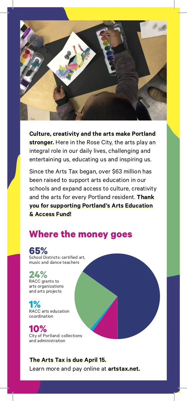Arts Tax — Portland Public Schools Arts