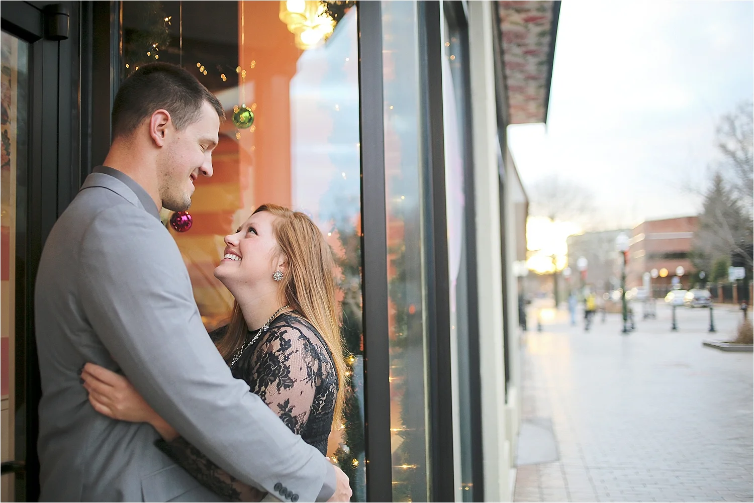 Danielle + Michael | Blacksburg Christmas Card Photographer, Holly Cromer