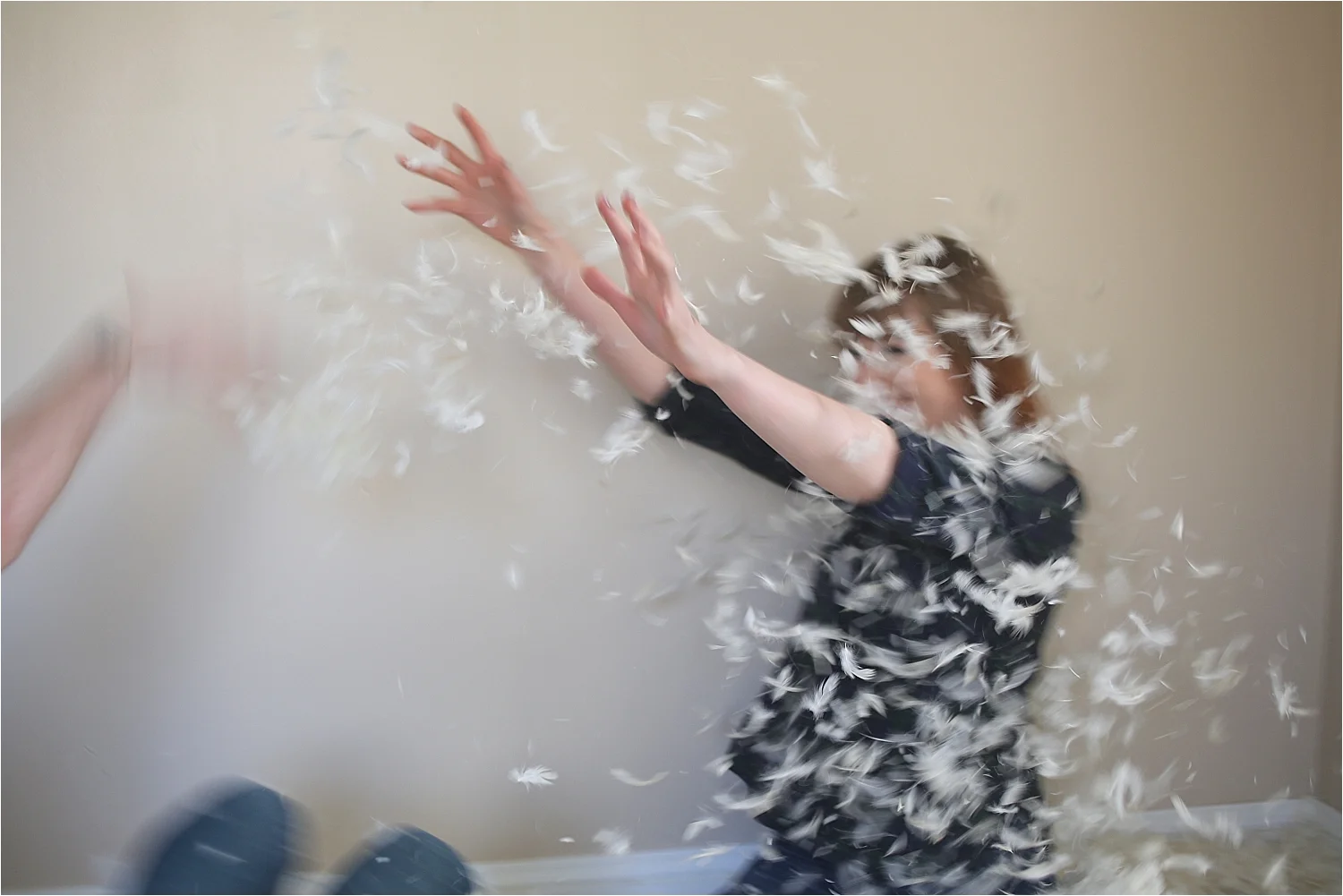 Pillow Fight Engagement Photos | Blacksburg Engagement Photographer