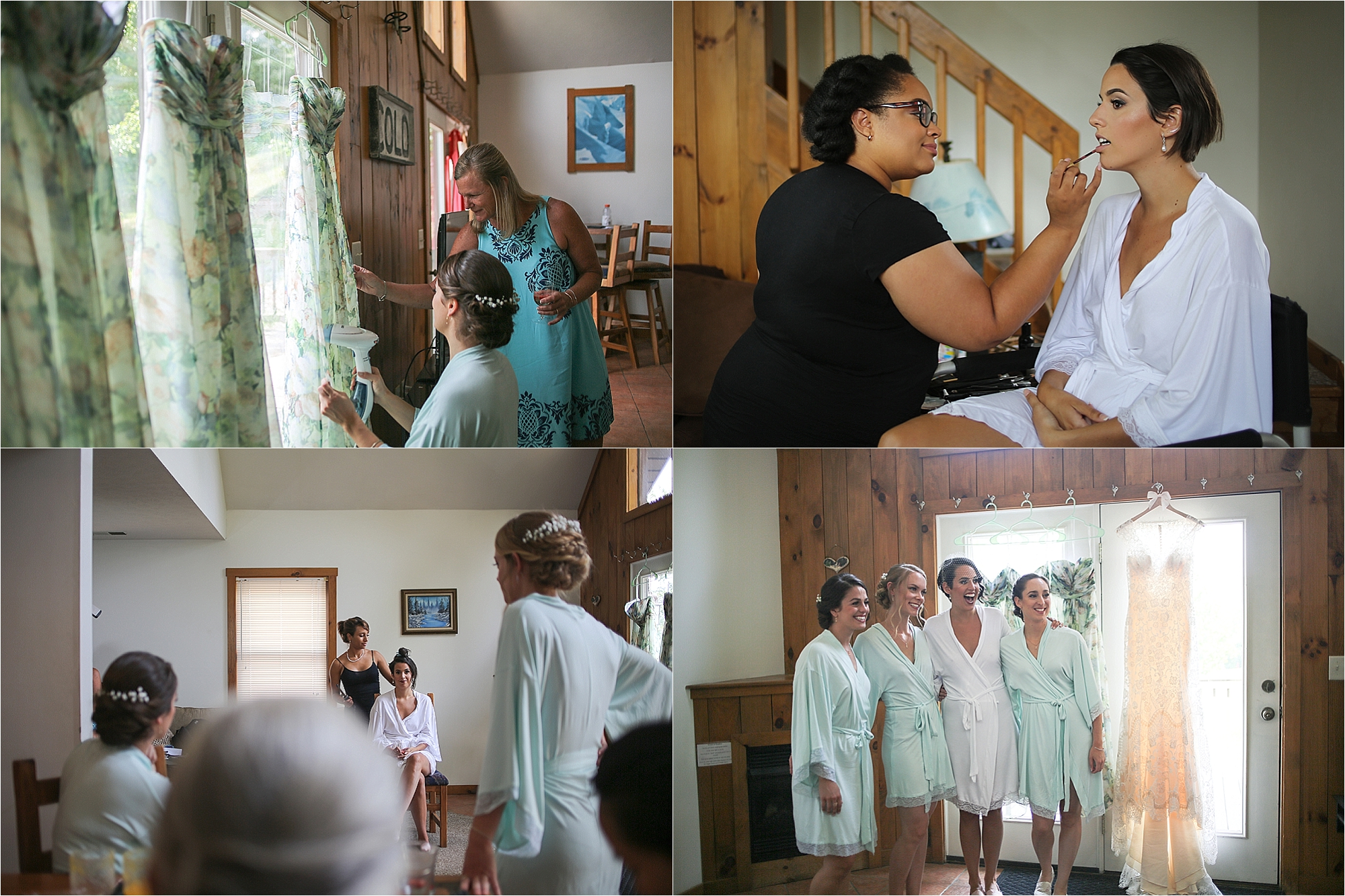 Bride Getting Ready Flat Top Lake West Virginia Wedding Photography