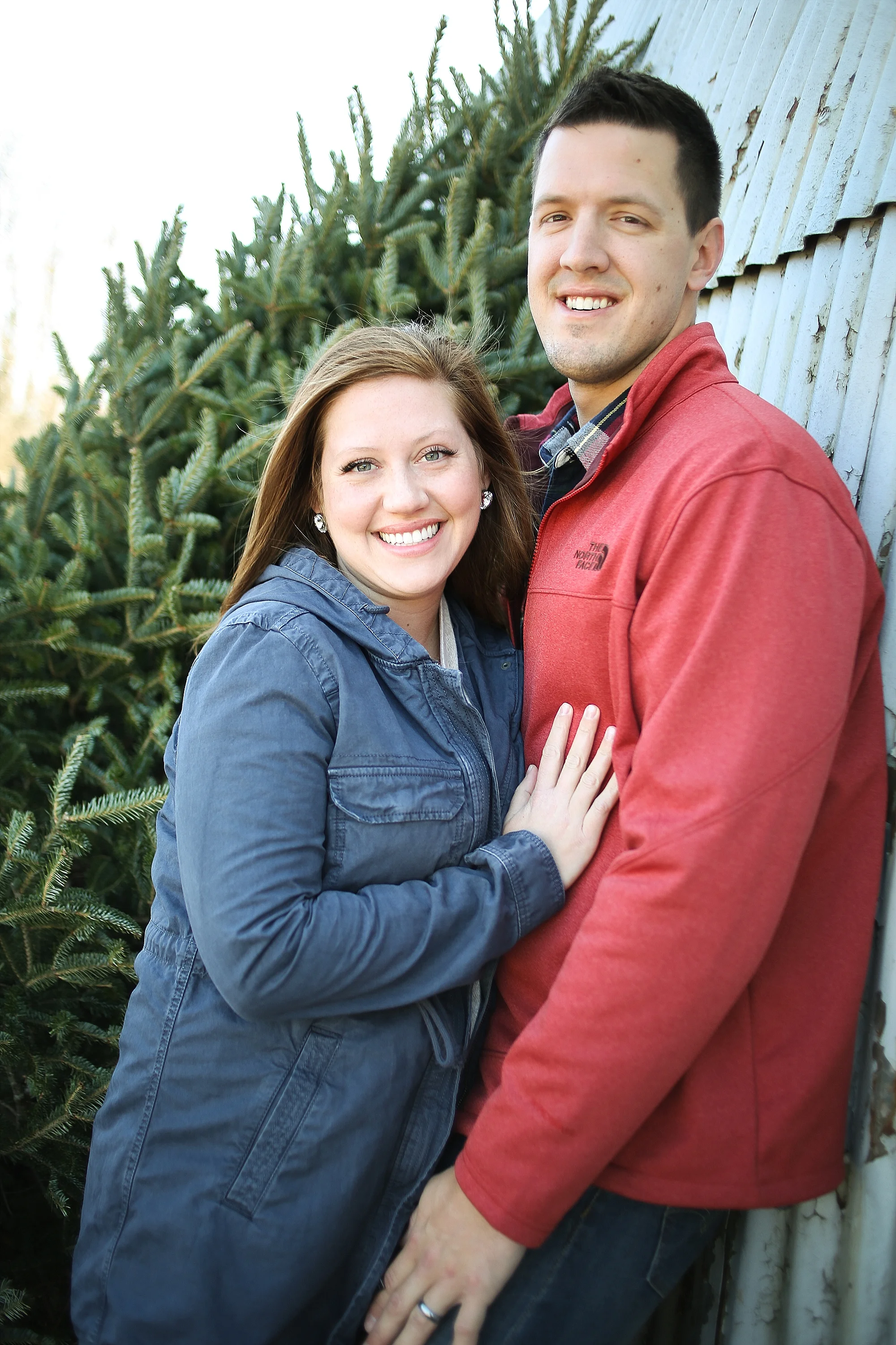 Danielle + Michael | Blacksburg Christmas Card Photographer, Holly Cromer