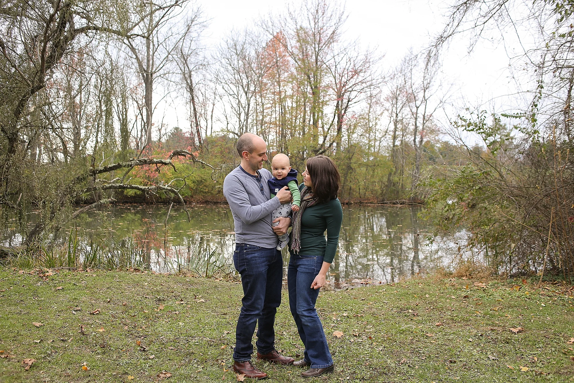 Family Photos at the Virginia Tech Duck Pond | Blacksburg, Virginia Family Portrait Photographer