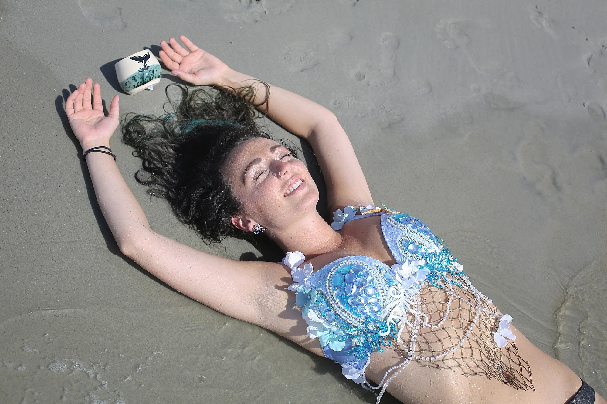 Wrightsville Beach Mermaids | Celestial Surf Studio + Spikey Peach Designs, Photos by Holly Cromer