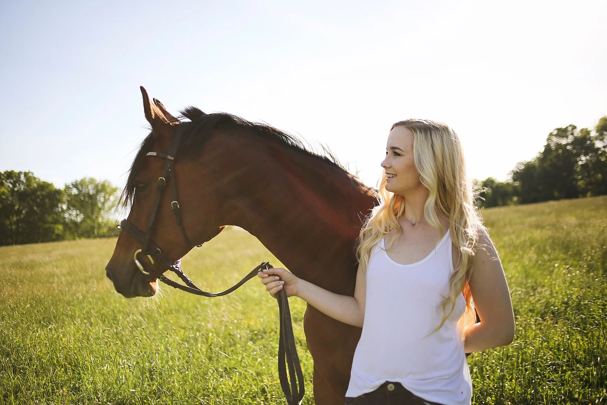Molly | Virginia Tech Senior Portraits with Horses