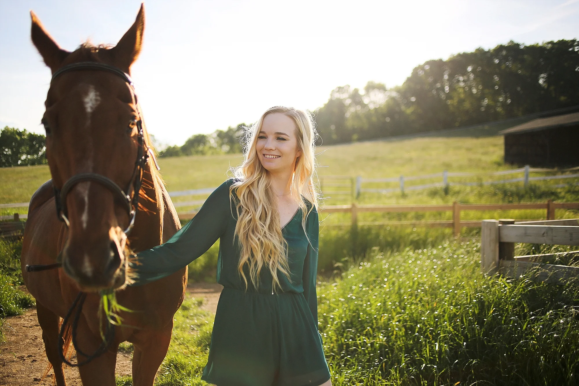 Molly | Virginia Tech Senior Portraits with Horses