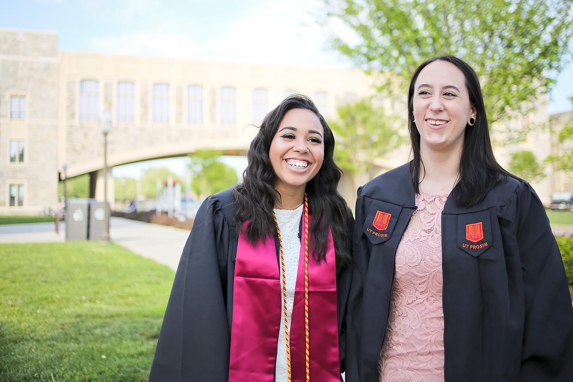 Allie + Melinda | Virginia Tech Graduation Portrait Photographer, Holly Cromer
