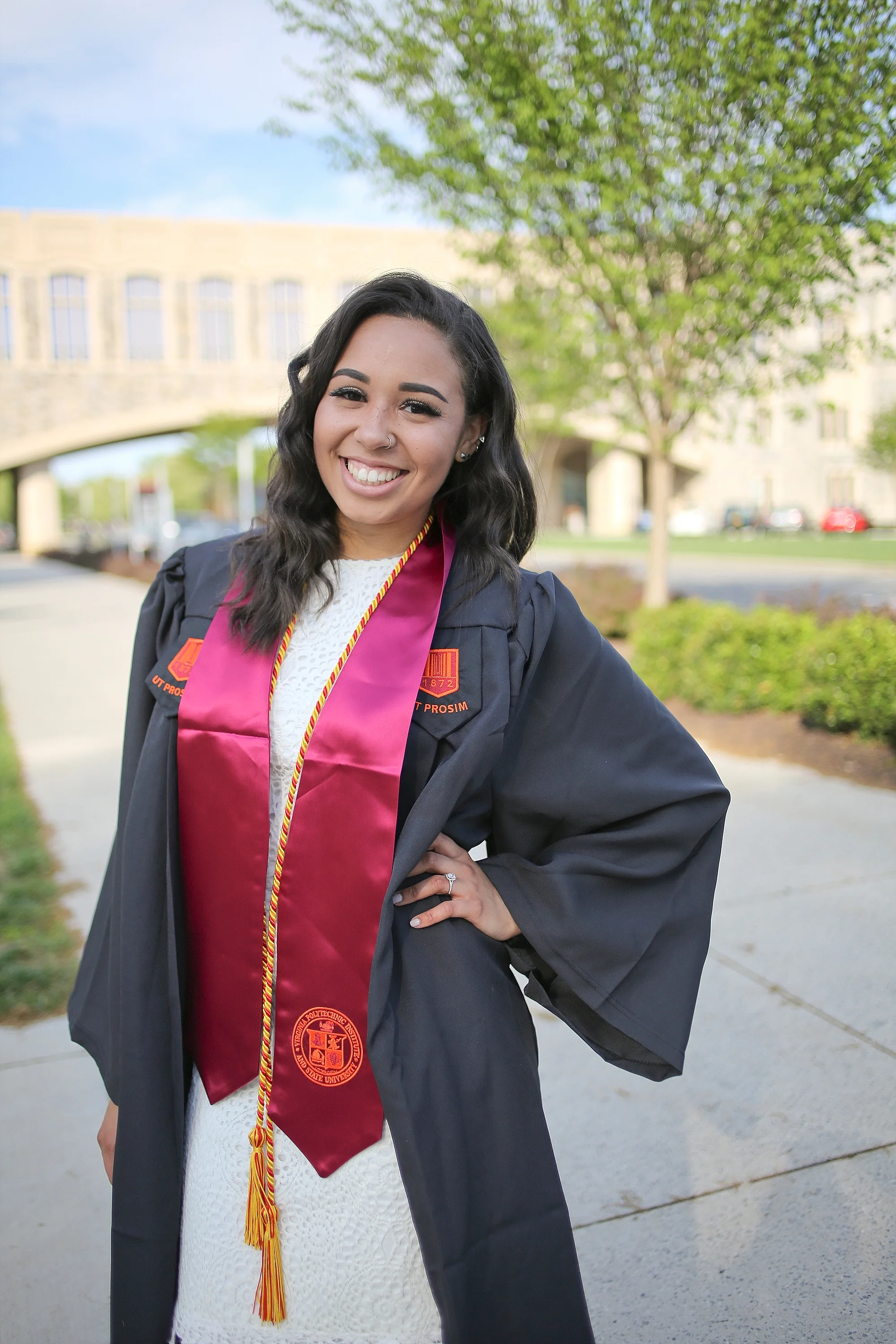 Allie + Melinda | Virginia Tech Graduation Portrait Photographer, Holly Cromer