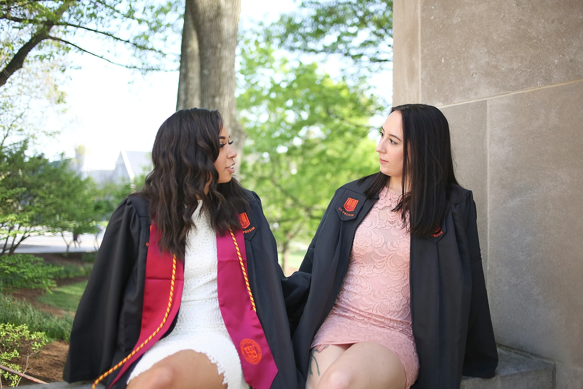 Allie + Melinda | Virginia Tech Graduation Portrait Photographer, Holly Cromer