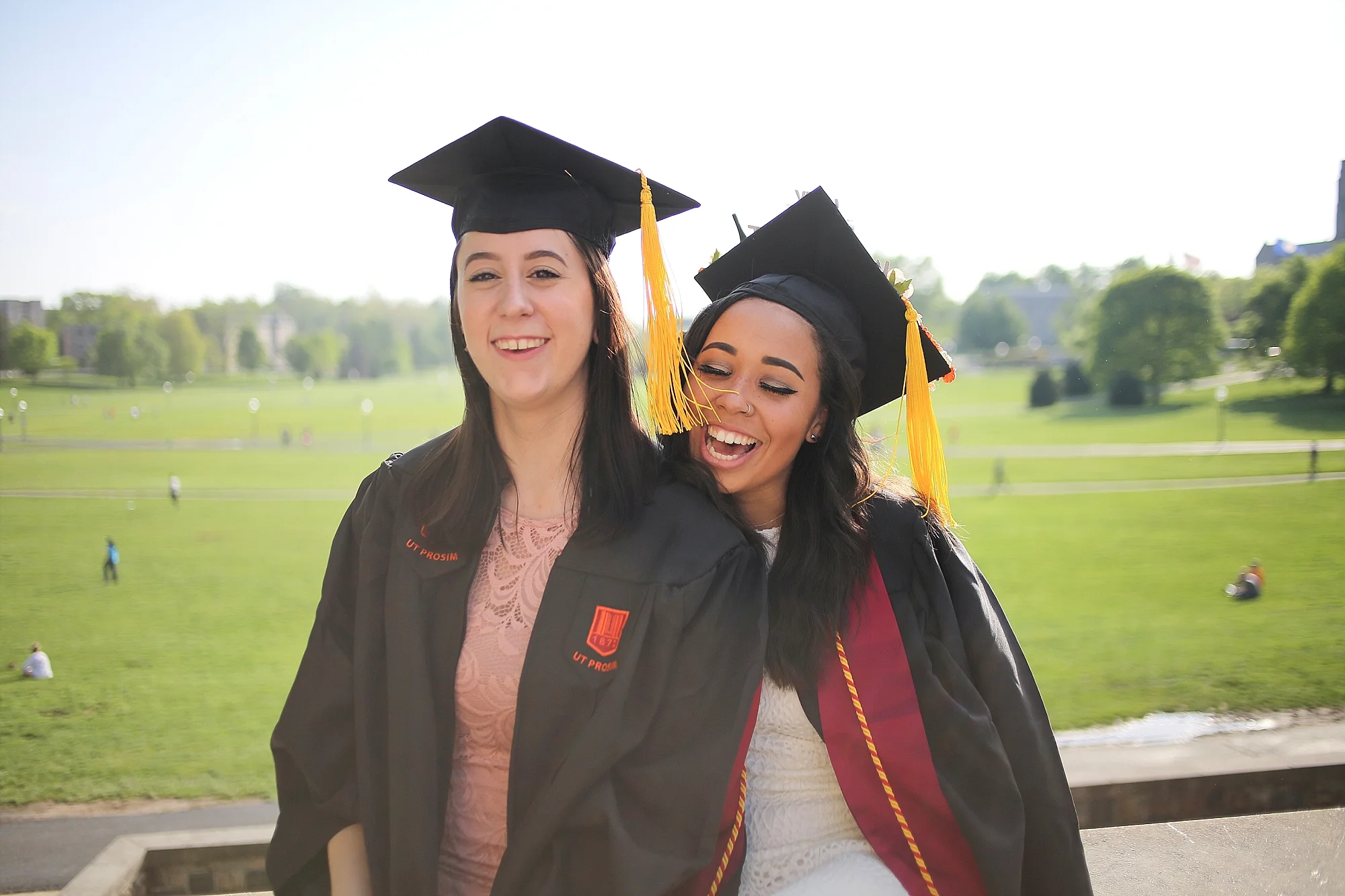 Allie + Melinda | Virginia Tech Graduation Portrait Photographer, Holly Cromer