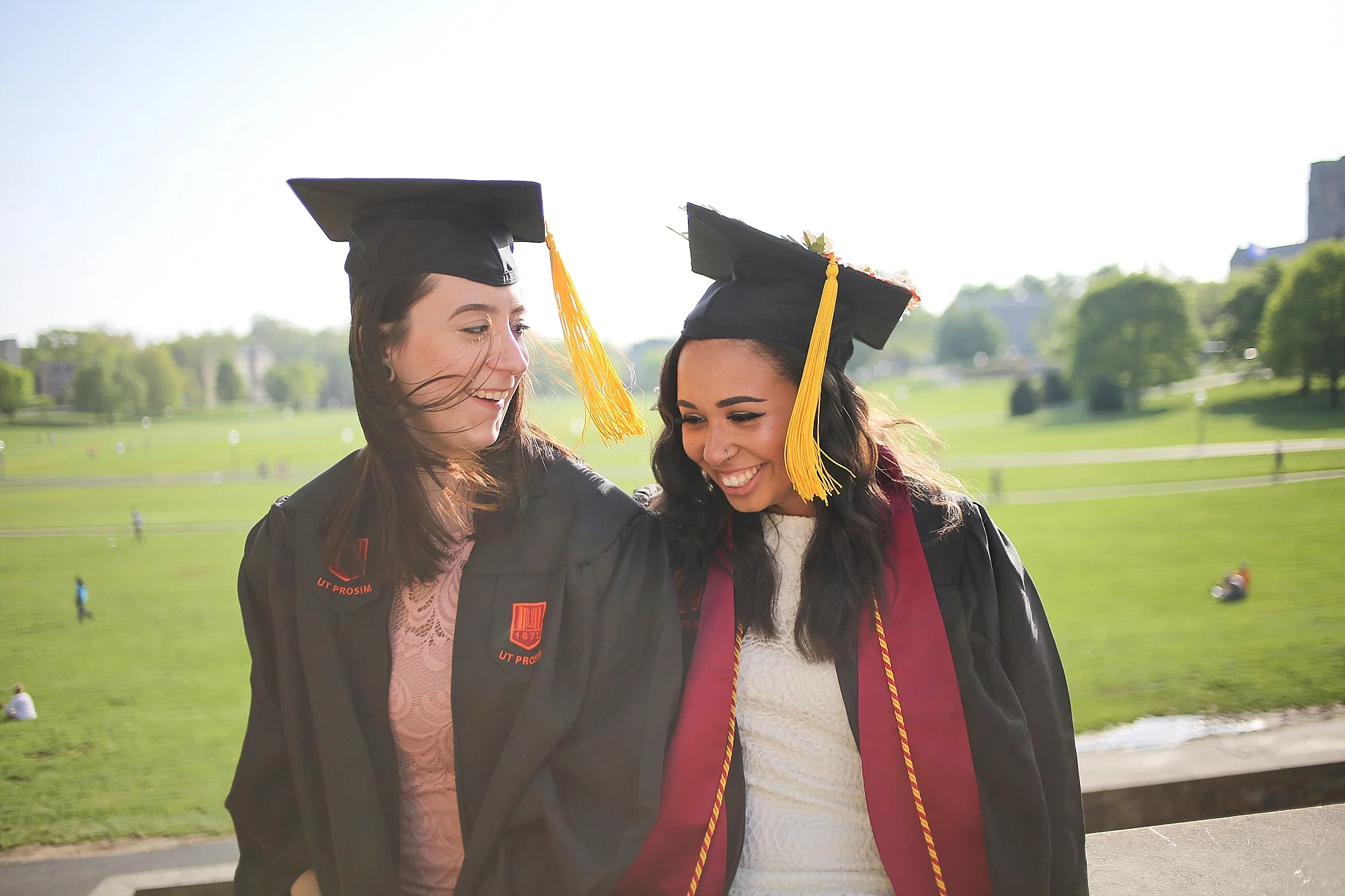 Allie + Melinda | Virginia Tech Graduation Portrait Photographer, Holly Cromer