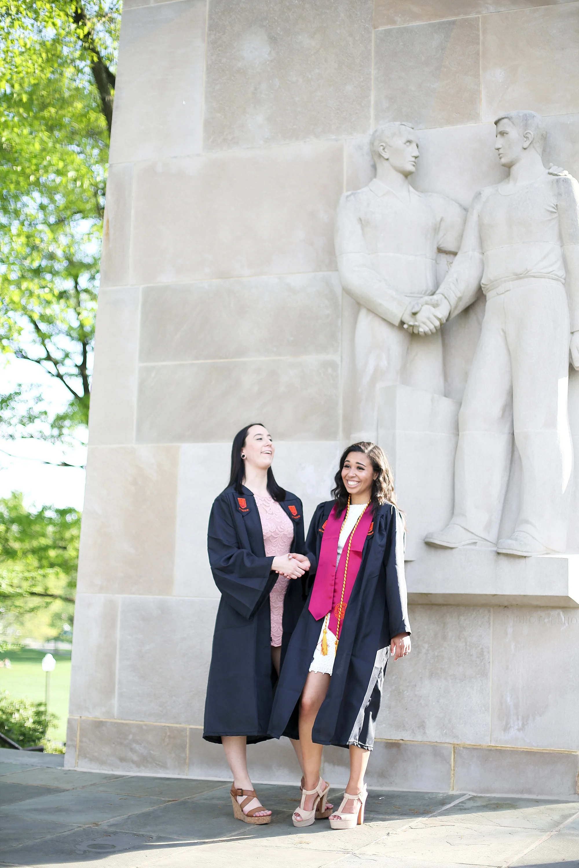 Allie + Melinda | Virginia Tech Graduation Portrait Photographer, Holly Cromer