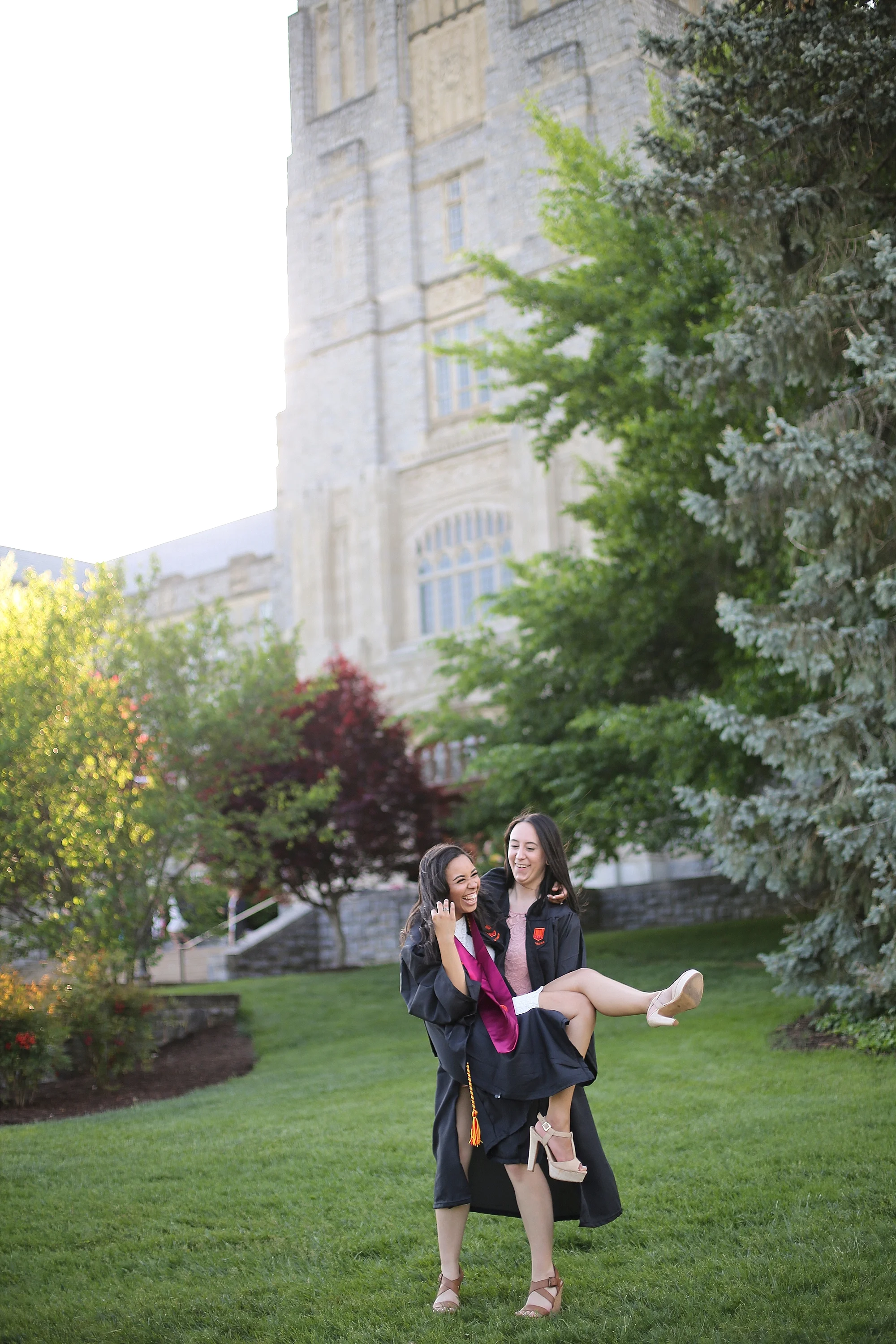 Allie + Melinda | Virginia Tech Graduation Portrait Photographer, Holly Cromer