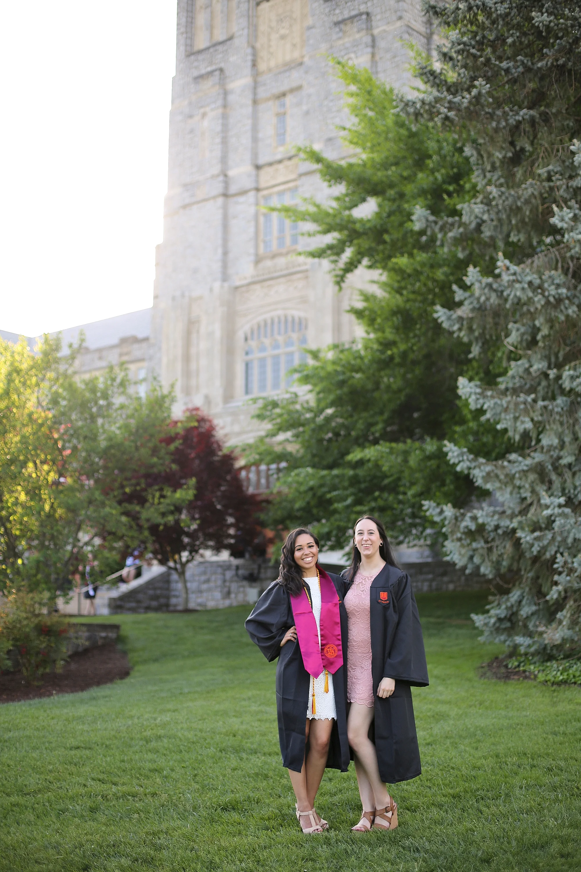 Allie + Melinda | Virginia Tech Graduation Portrait Photographer, Holly Cromer