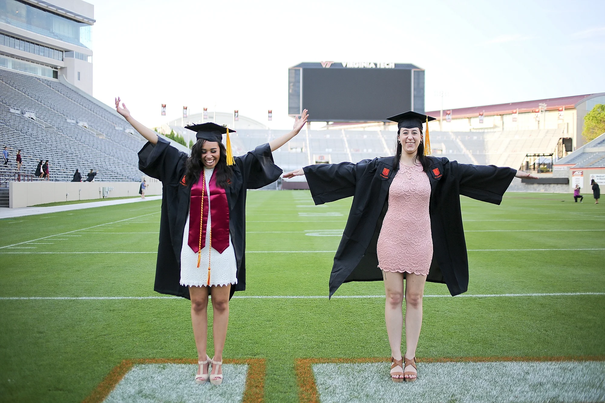 Allie + Melinda | Virginia Tech Graduation Portrait Photographer, Holly Cromer
