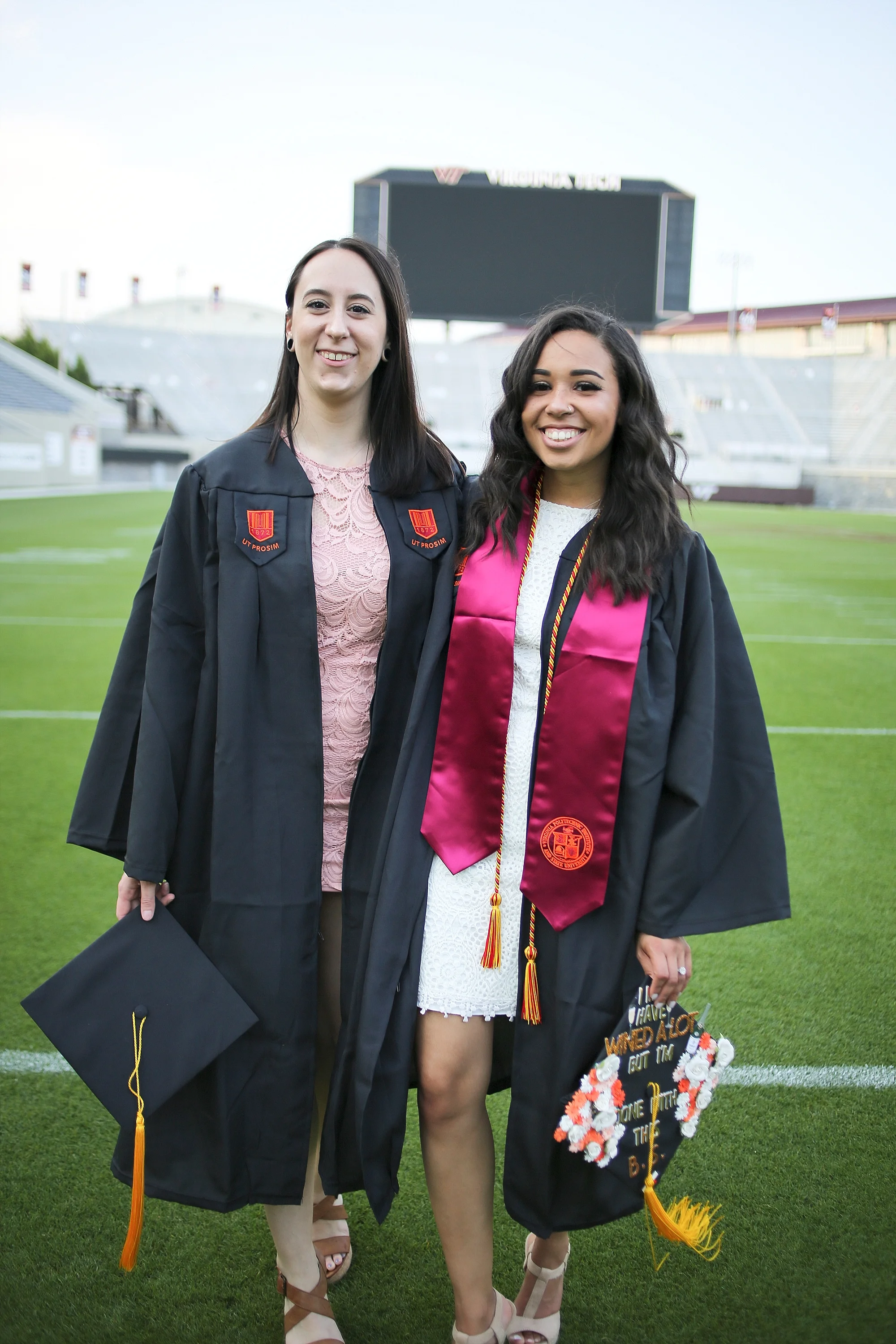 Allie + Melinda | Virginia Tech Graduation Portrait Photographer, Holly Cromer