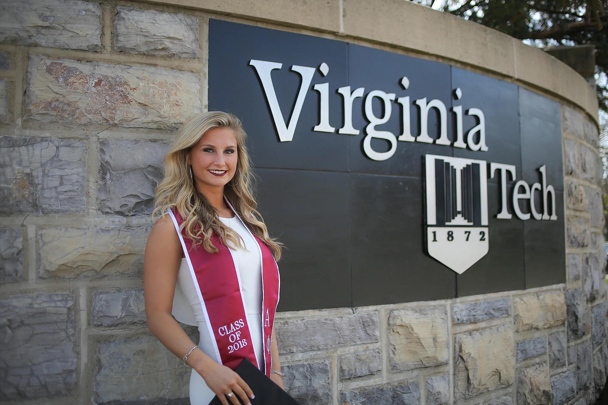 Amber | Virginia Tech Graduation Portrait Photographer Hokie Cheerleader Senior Portrait Photographer, Holly Cromer