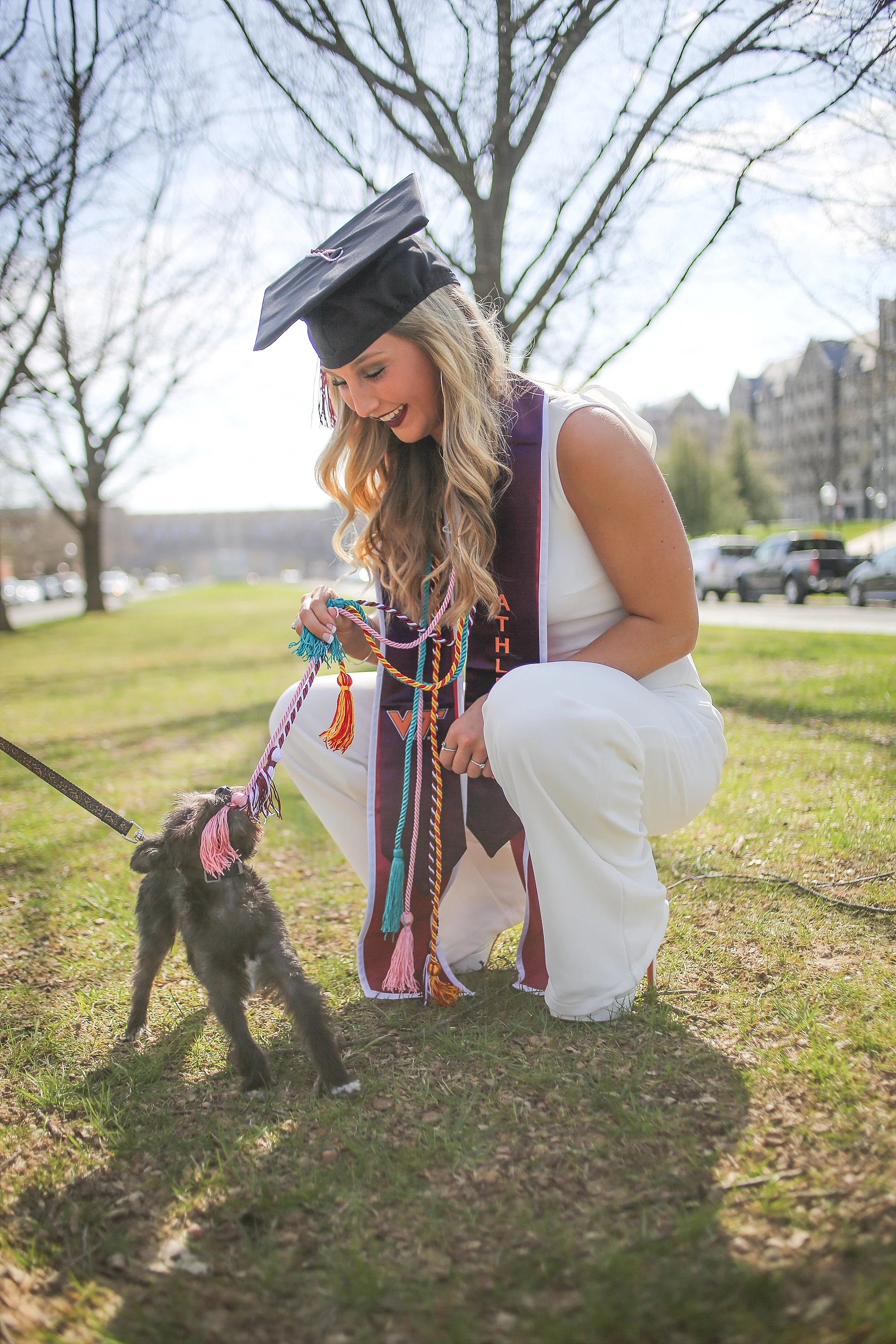 Amber | Virginia Tech Graduation Portrait Photographer Hokie Cheerleader Senior Portrait Photographer, Holly Cromer