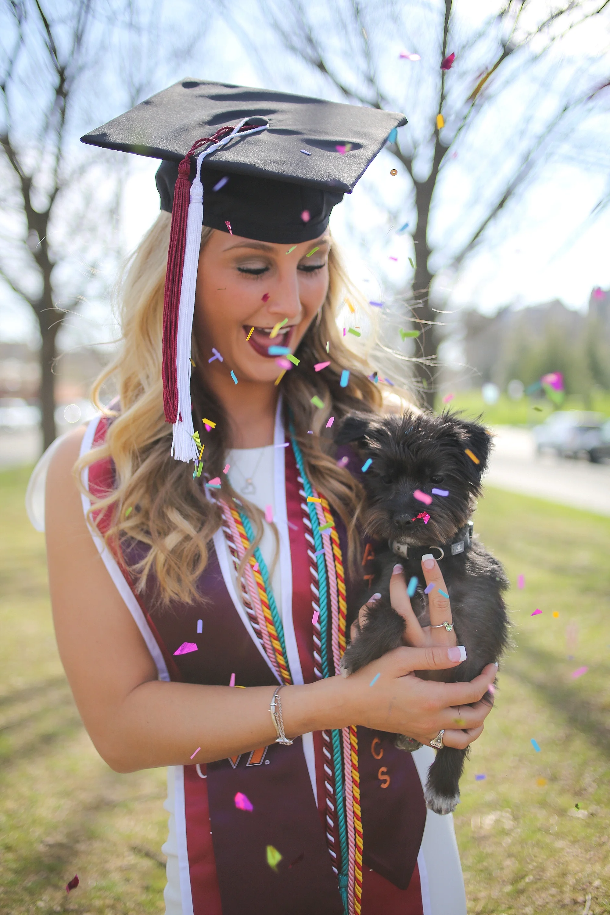 Amber | Virginia Tech Graduation Portrait Photographer Hokie Cheerleader Senior Portrait Photographer, Holly Cromer