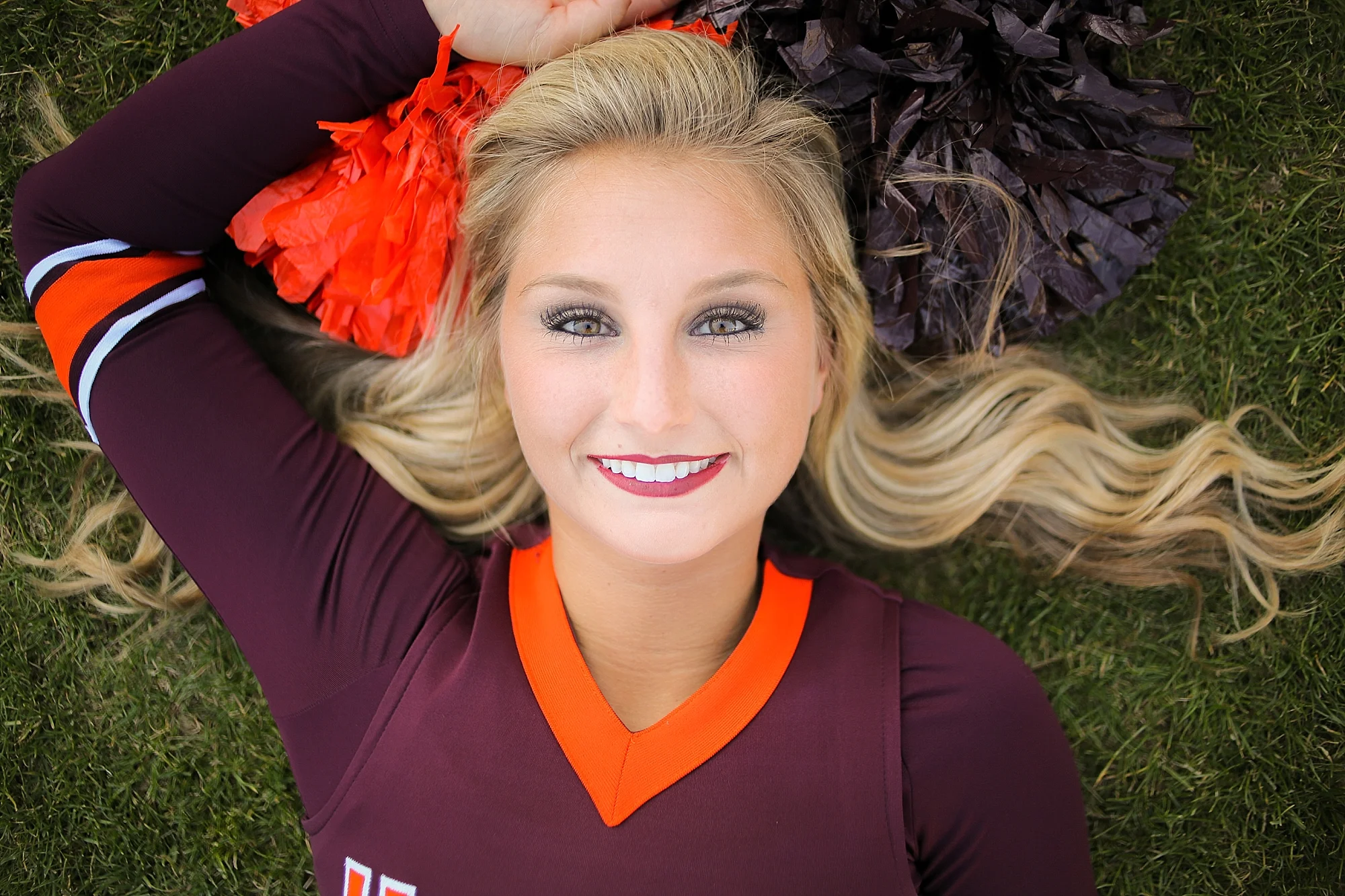 Amber | Virginia Tech Graduation Portrait Photographer Hokie Cheerleader Senior Portrait Photographer, Holly Cromer