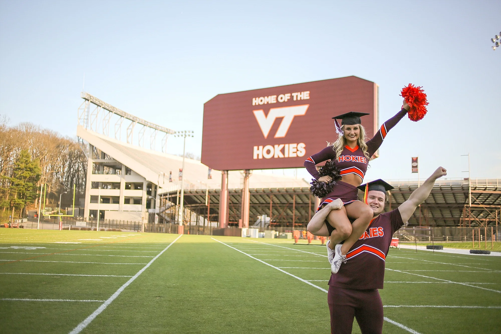 Amber | Virginia Tech Graduation Portrait Photographer Hokie Cheerleader Senior Portrait Photographer, Holly Cromer