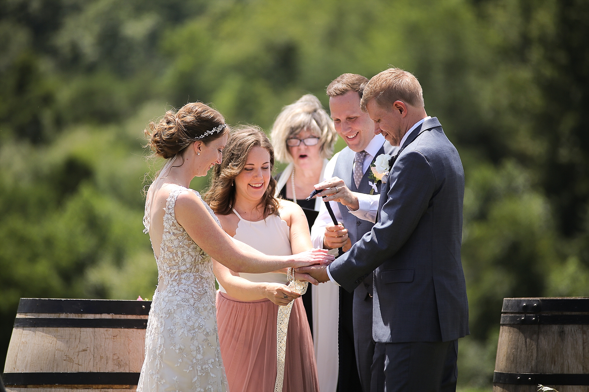 Jason + Cassie's Beliveau Estate Winery Wedding | Photo by Blacksburg, Virginia Wedding Photographer Holly Cromer