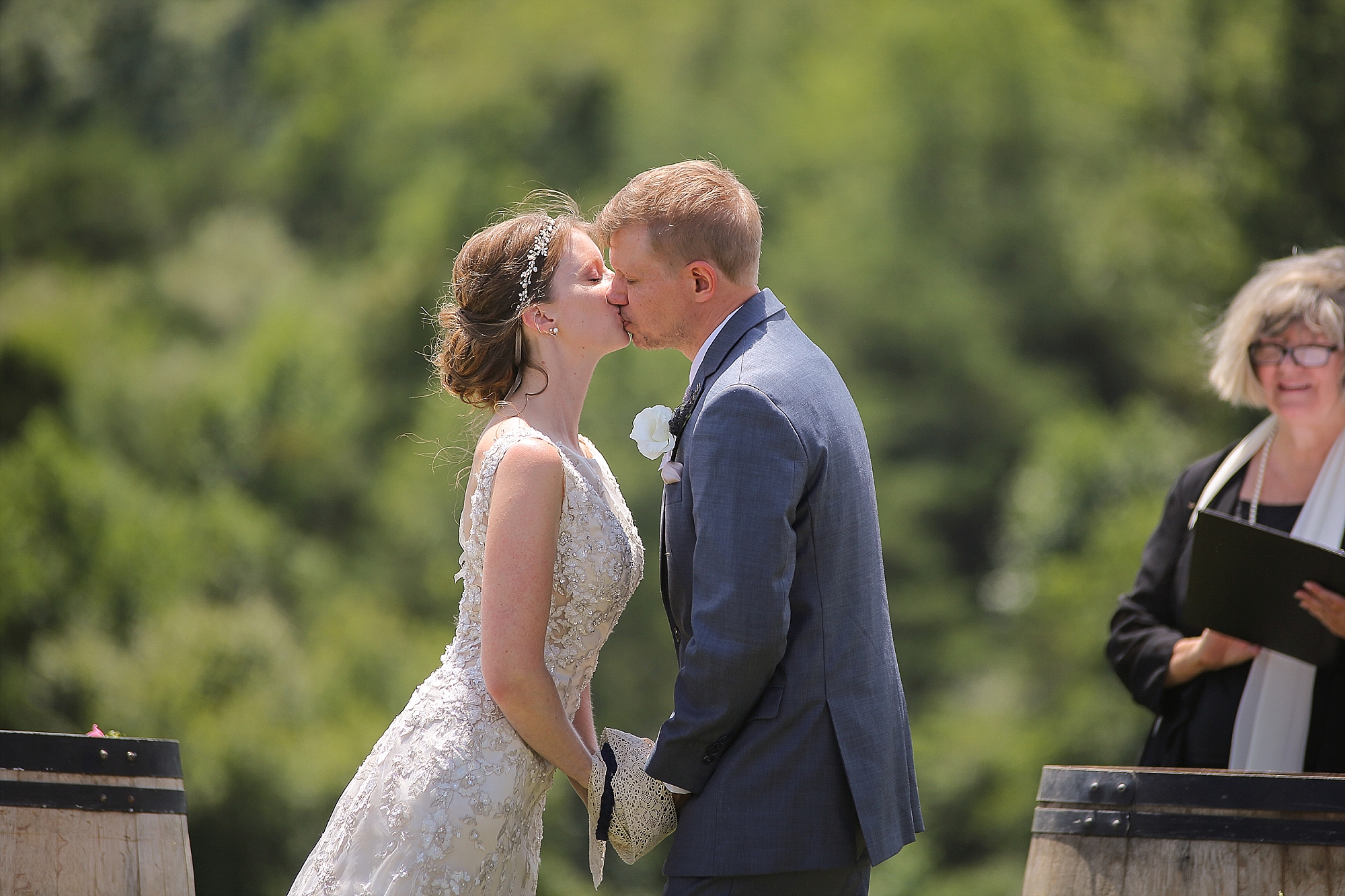 Jason + Cassie's Beliveau Estate Winery Wedding | Photo by Blacksburg, Virginia Wedding Photographer Holly Cromer
