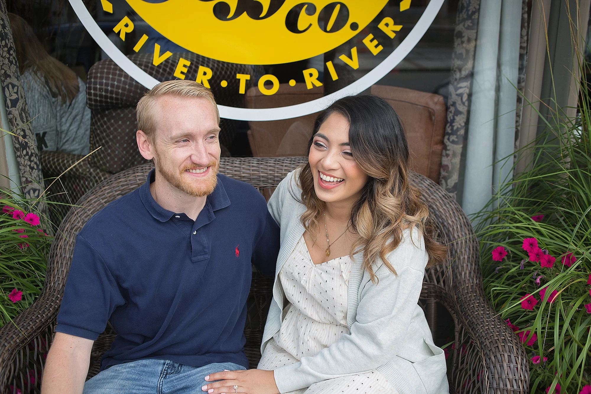 Taylor + Mel's Radford Engagement Photos | Engagement Photos at Raford Coffee Co and Bissett Park by Holly Cromer