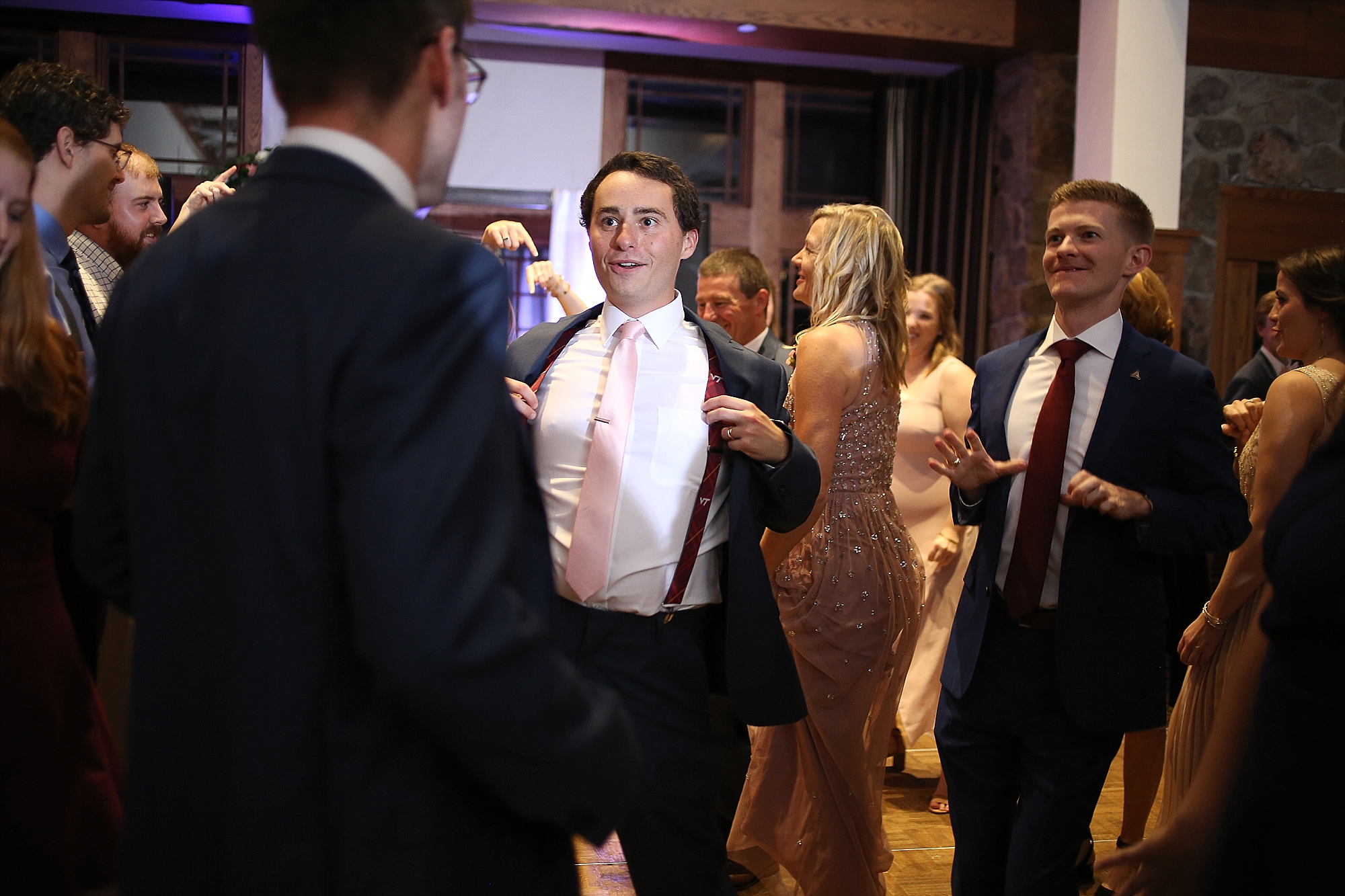 Russell + Emily's German Club at Virginia Tech Wedding | Blacksburg, Virginia Wedding Photographer, Holly Cromer