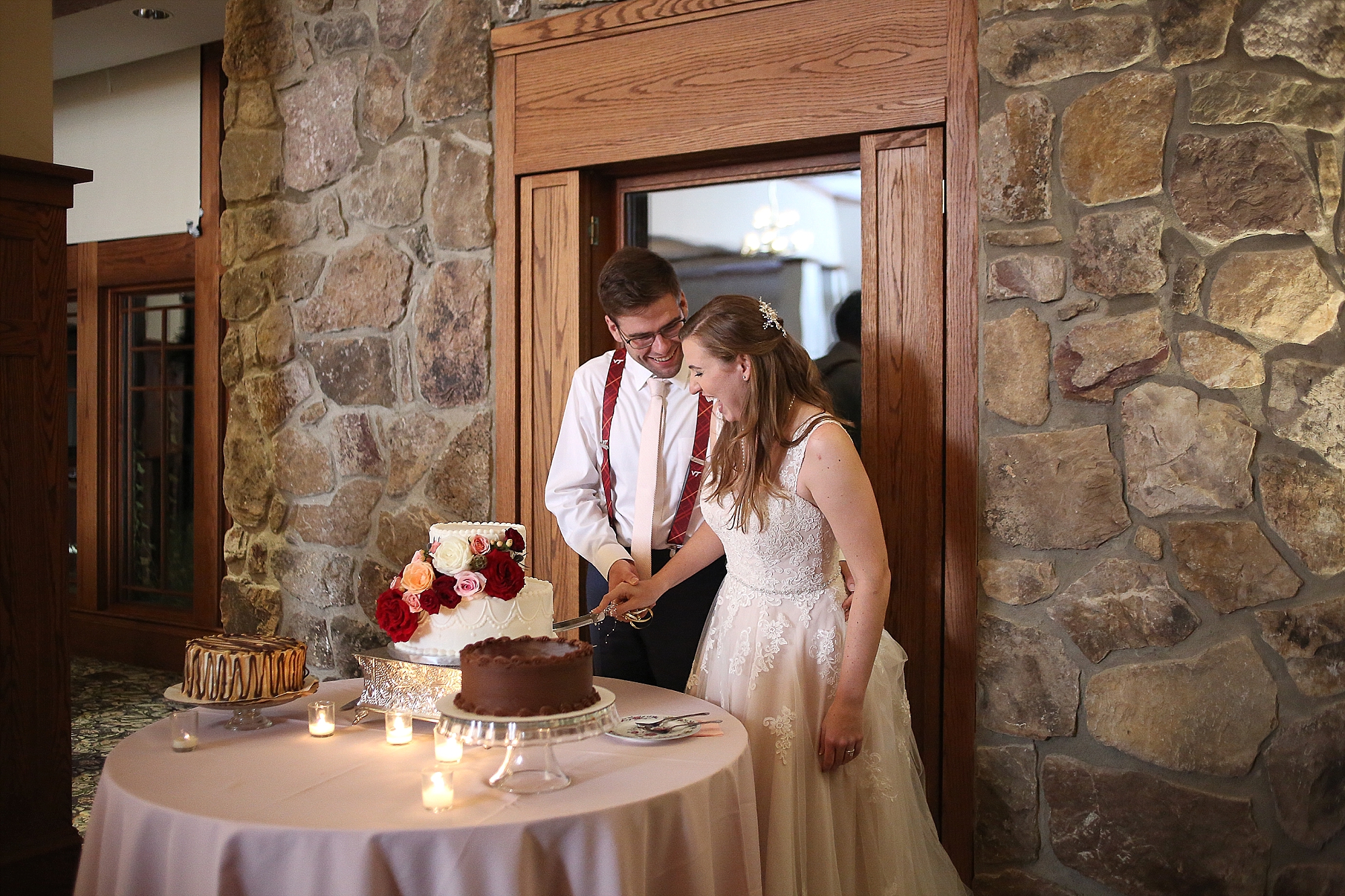 Russell + Emily's German Club at Virginia Tech Wedding | Blacksburg, Virginia Wedding Photographer, Holly Cromer