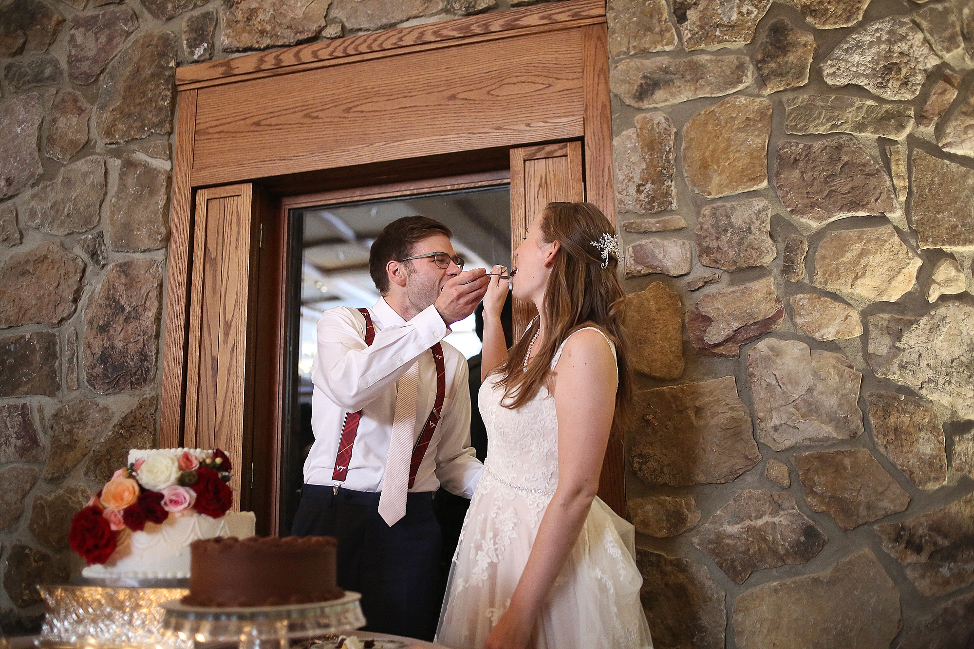 Russell + Emily's German Club at Virginia Tech Wedding | Blacksburg, Virginia Wedding Photographer, Holly Cromer