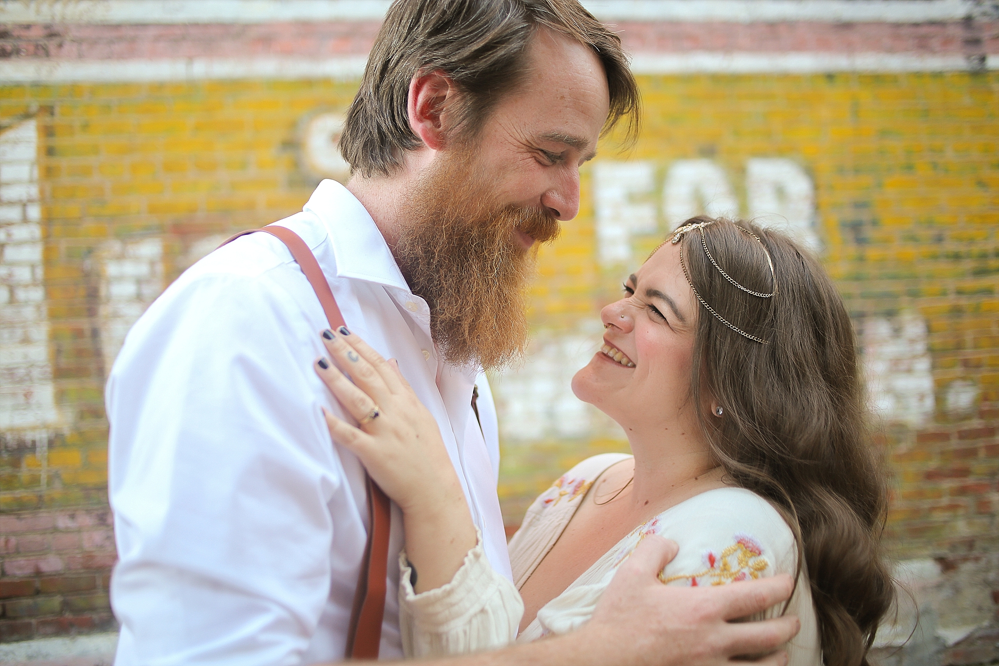 Marcus + Kayla's Radford Theater Wedding Photos, Eclectic Bohemian Style Wedding | Radford, Virginia Wedding Photographer Holly Cromer