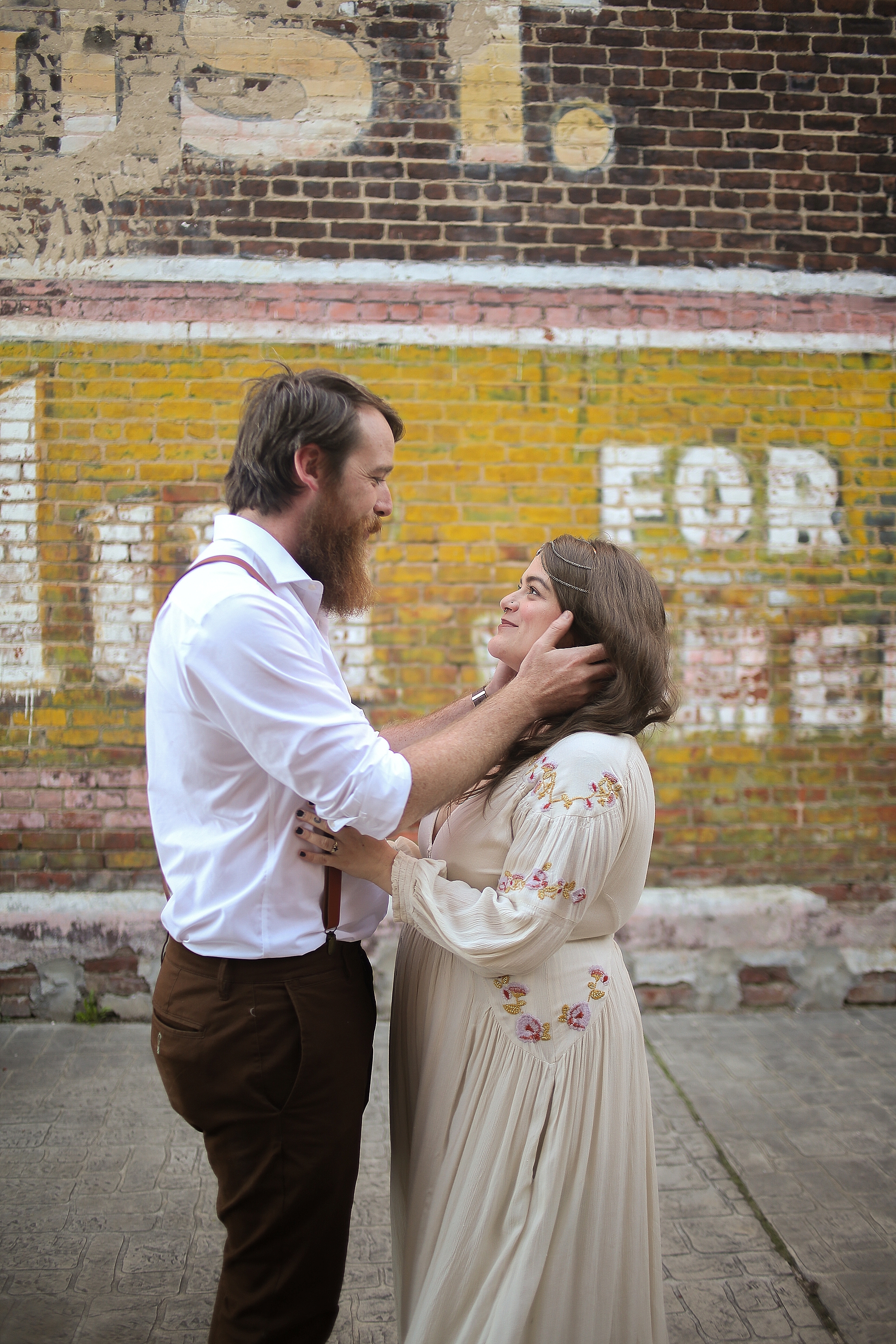 Marcus + Kayla's Radford Theater Wedding Photos, Eclectic Bohemian Style Wedding | Radford, Virginia Wedding Photographer Holly Cromer