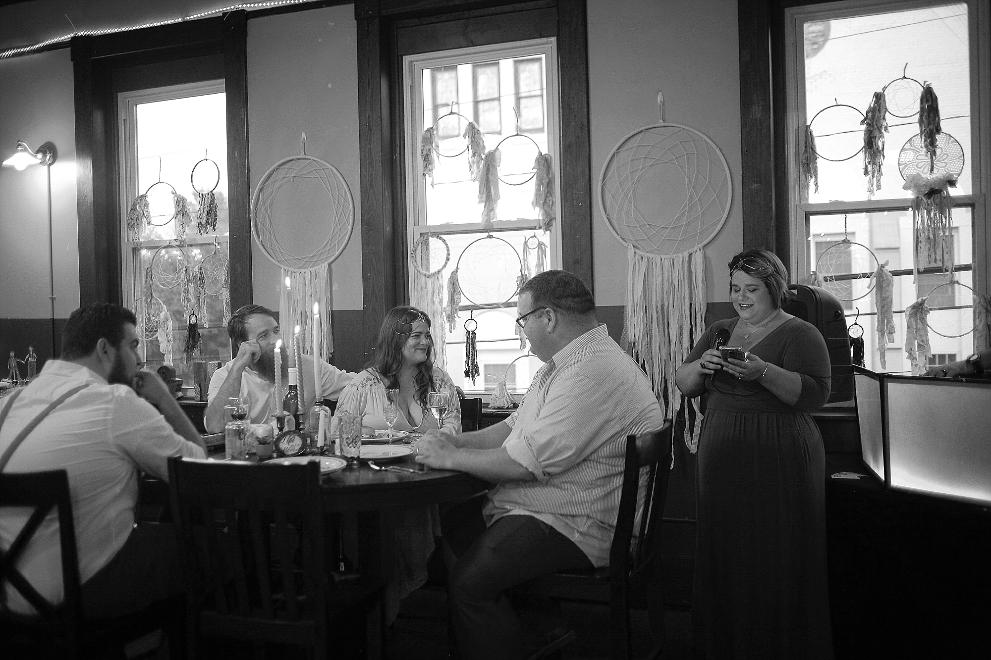 Marcus + Kayla's Radford Theater Wedding Photos, Eclectic Bohemian Style Wedding | Radford, Virginia Wedding Photographer Holly Cromer