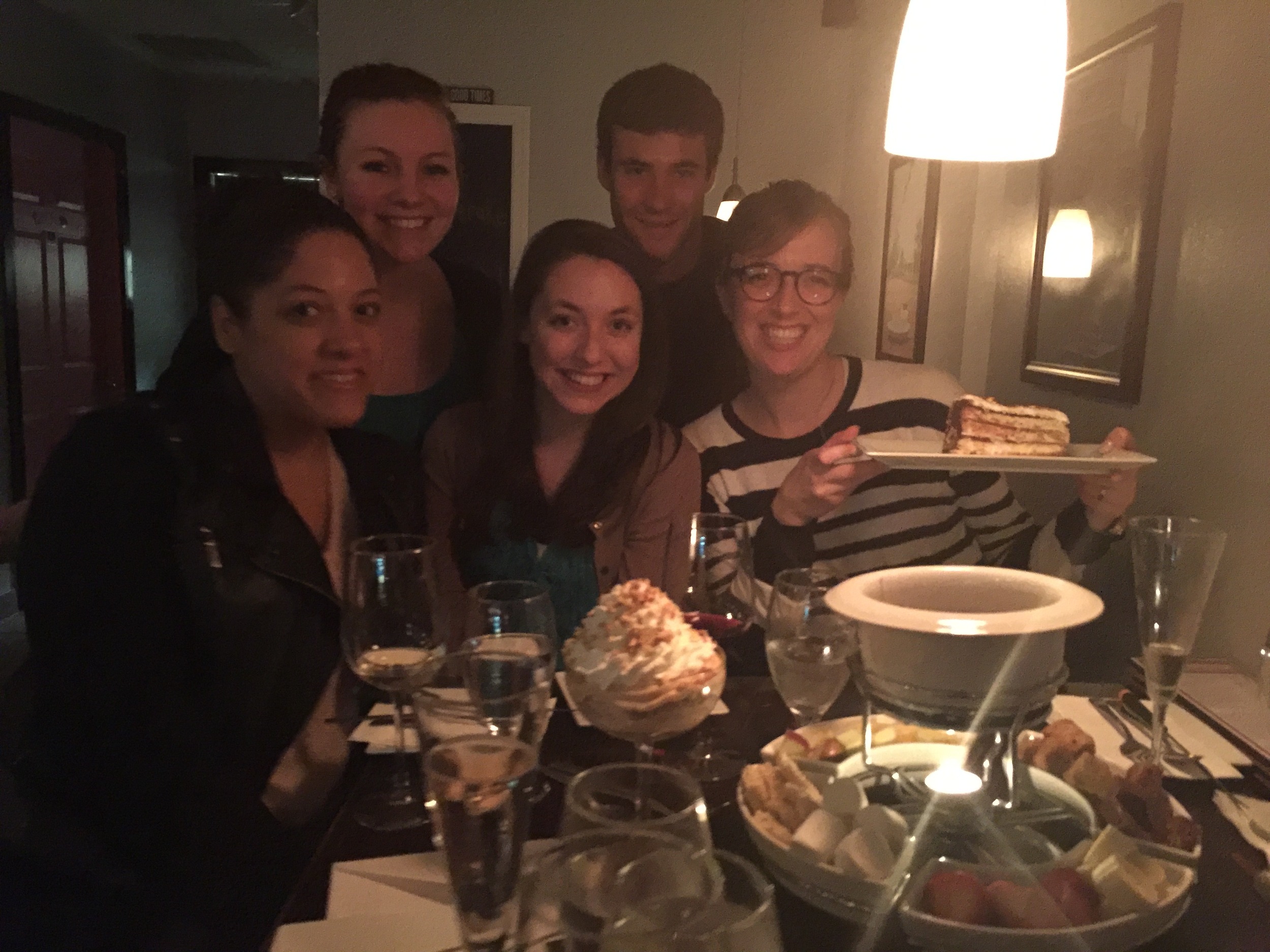 From Left to Right: Tiffany, Lindsay, Erica, Paul, and Heidi