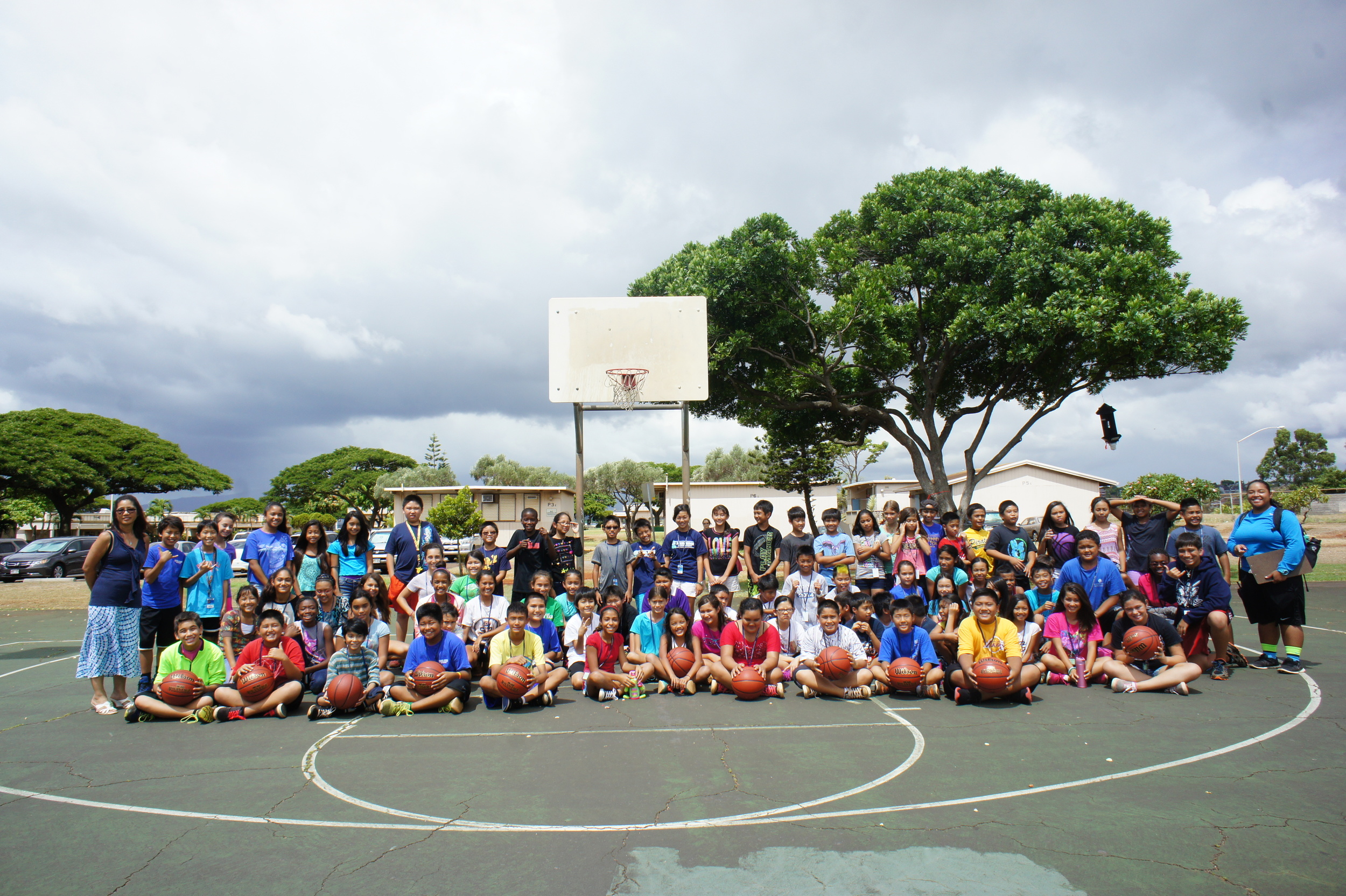 Basketballs to Pearl Ridge Elementary 2014 5.JPG