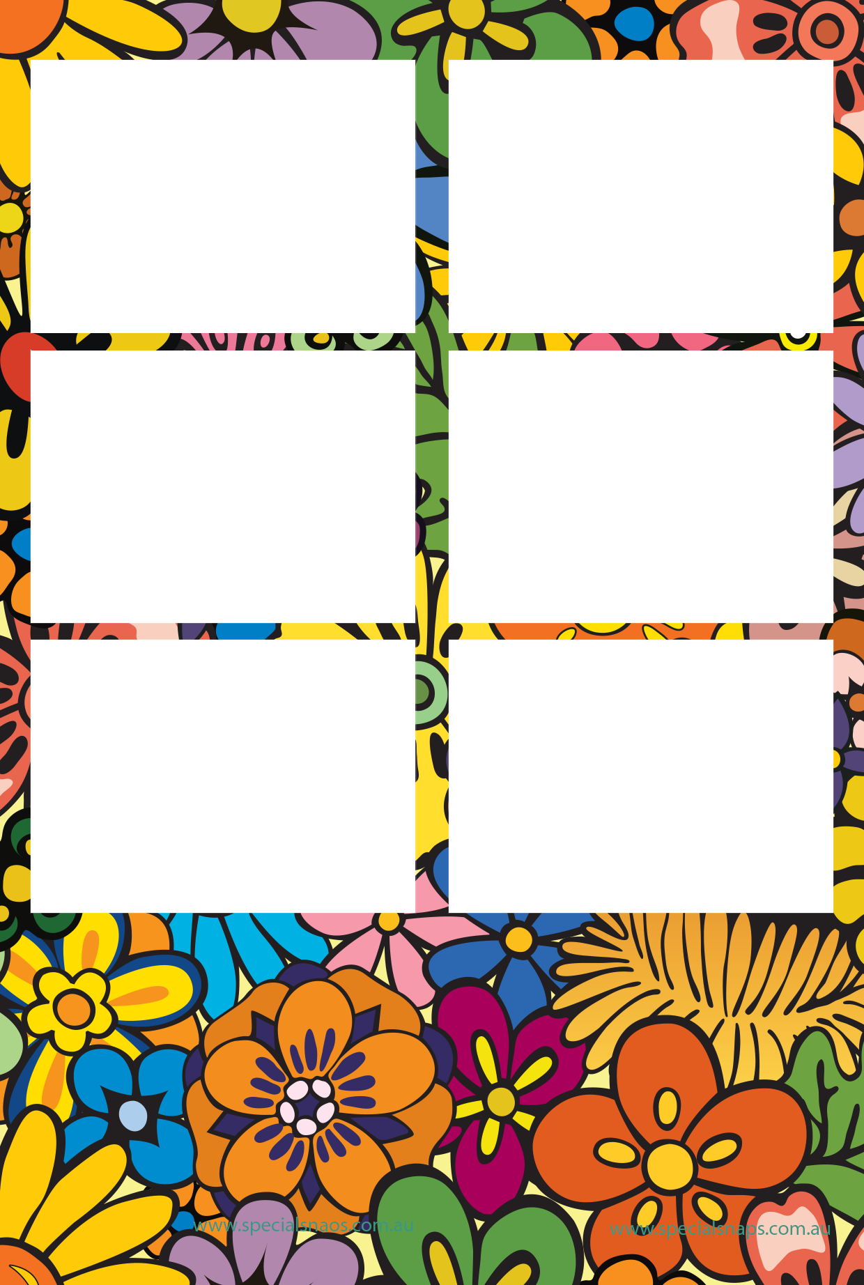 10. Cartoon Flowers